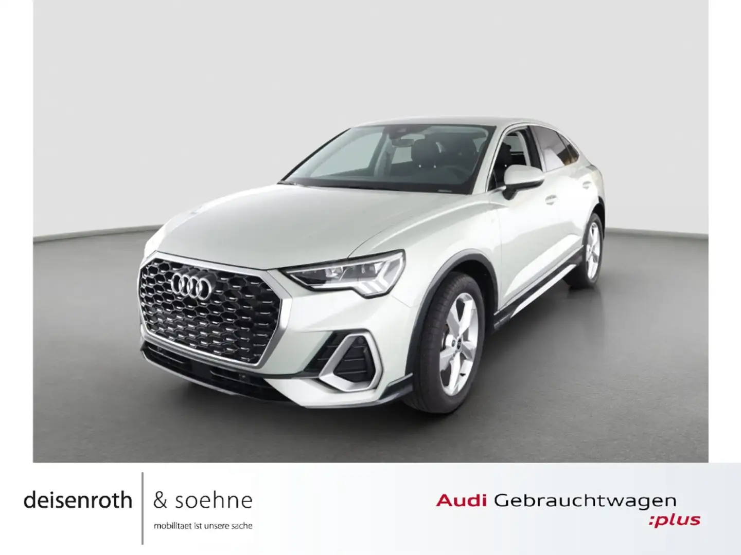 Audi Q3 Sportback S line 35 TFSI S tr AHK/StHz/Led/Nav/PBo Silber - 1