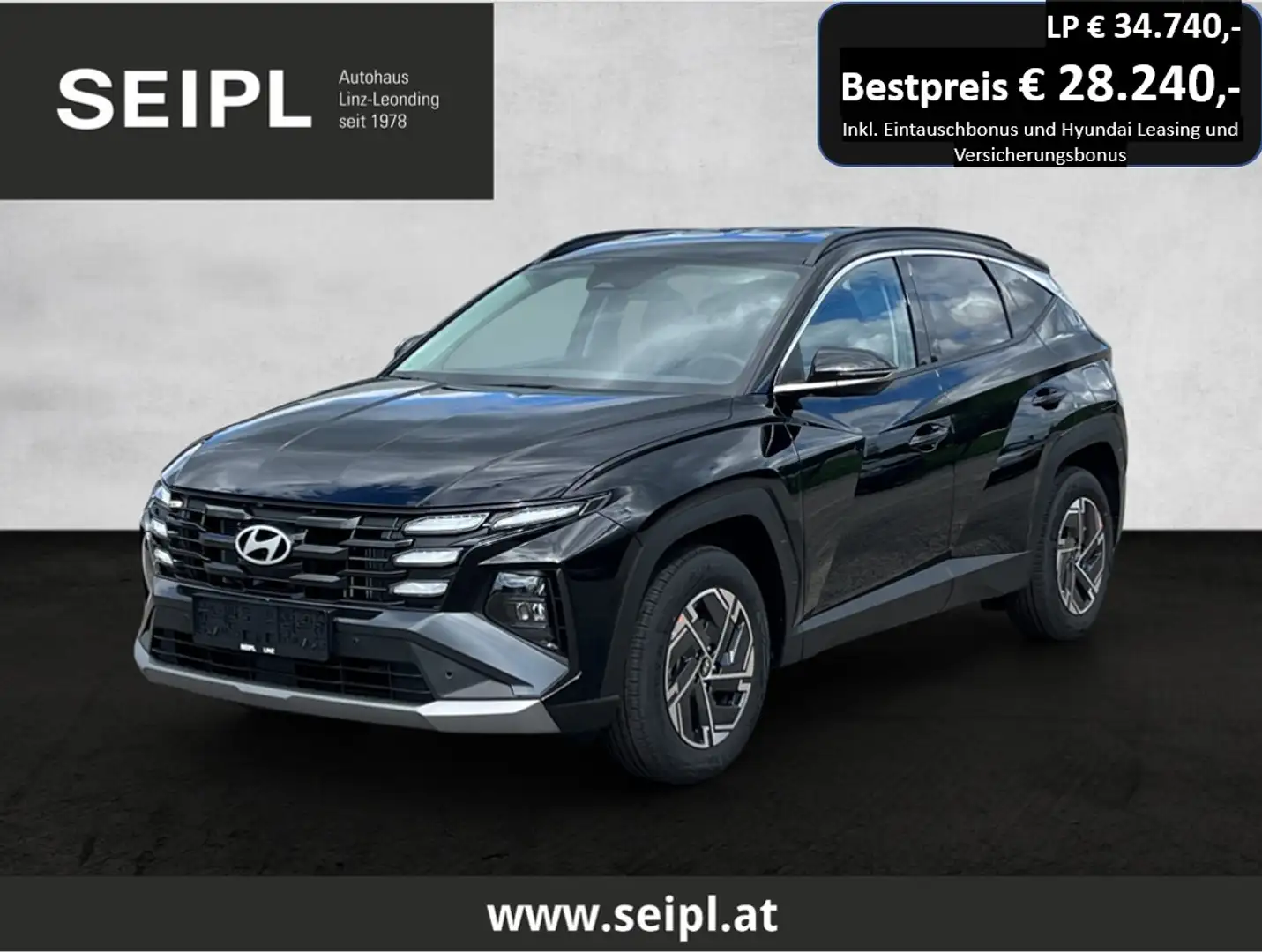 Hyundai TUCSON Tucson 1,6 T-GDI 2WD 48V Jubile *€ 28.240- Supe... Schwarz - 1