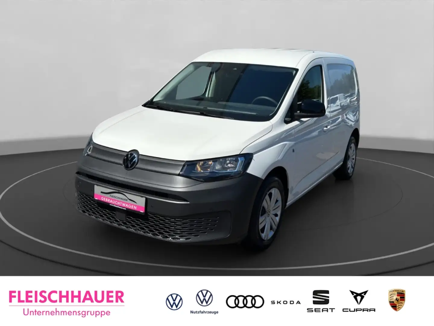 Volkswagen Caddy Cargo 4Motion 2.0 TDI AHK+ACC+CarPlay+PDC Bianco - 1