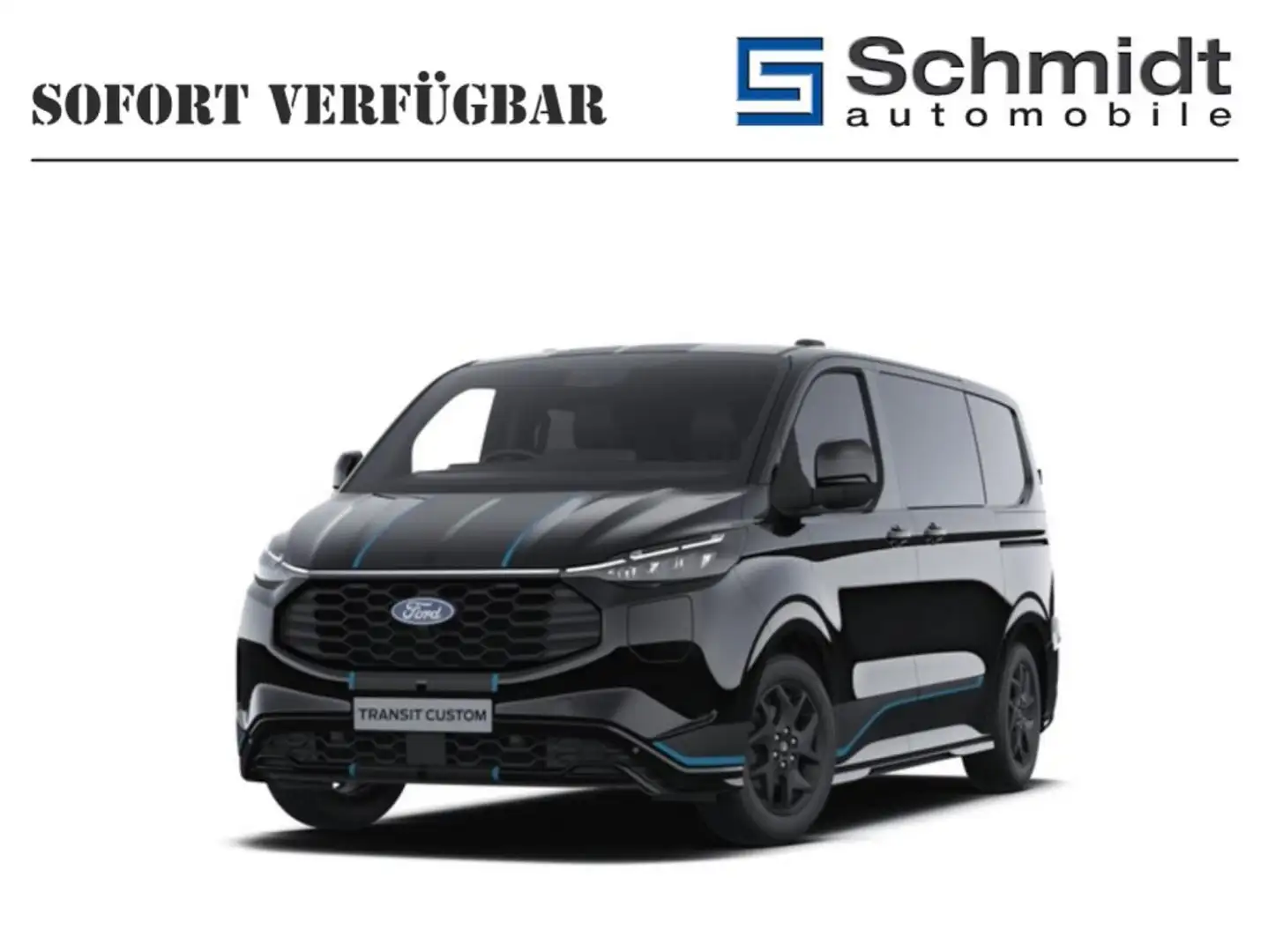 Ford Transit Custom DK Sport 320L1 2,5L PHEV 233PS A FWD Schwarz - 1
