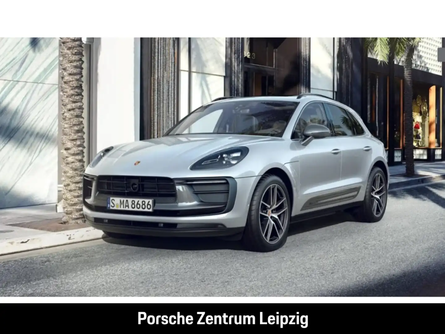 Porsche Macan T AHK ACC LED Lederpaket PTV+ 14WegeSitze Silber - 1