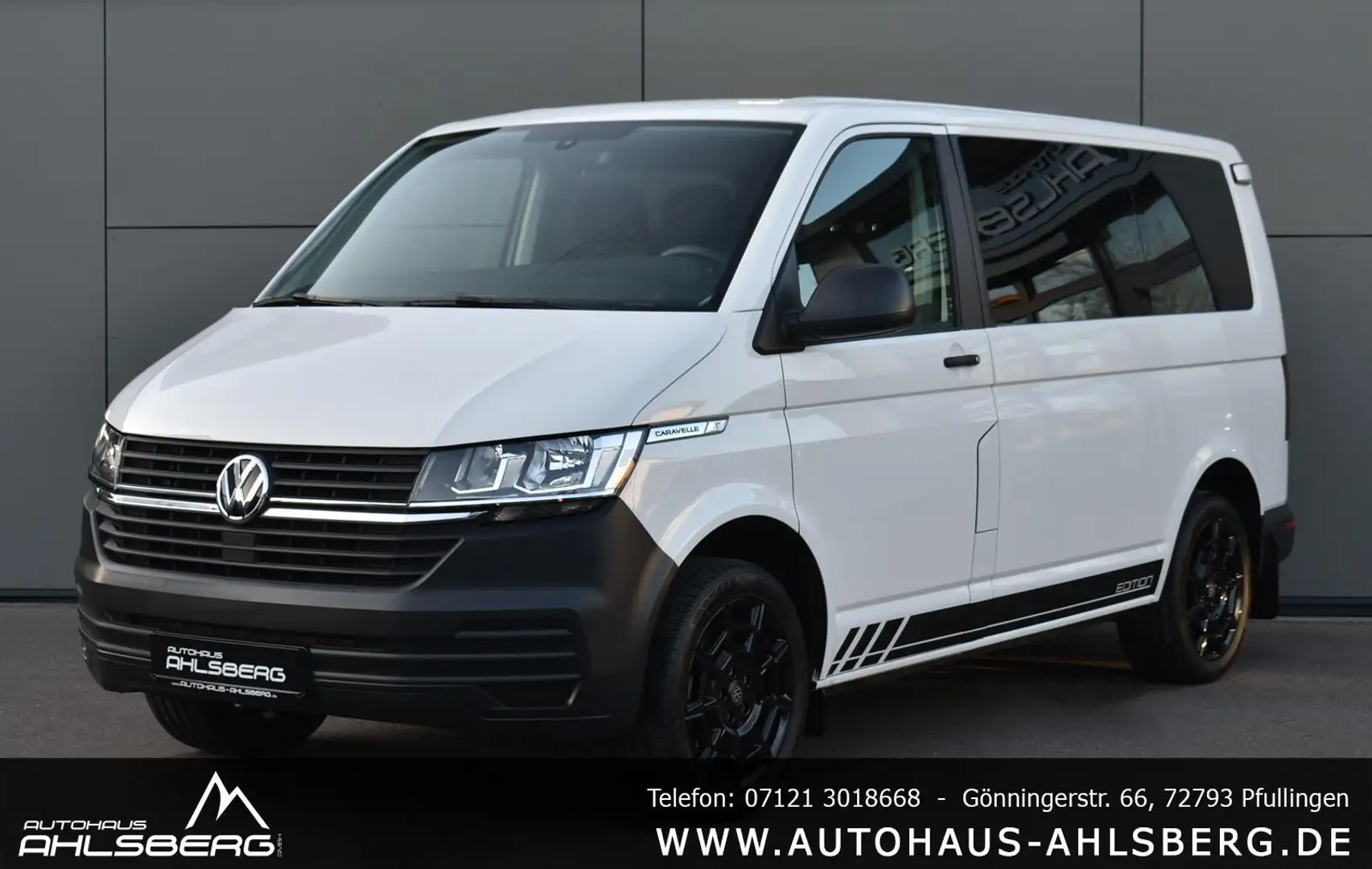 Volkswagen T6 Caravelle T6.1 CARAV.EDITION/ 9-SITZ/1.HAND/PDC/BT/AHK/DAB Weiß - 1