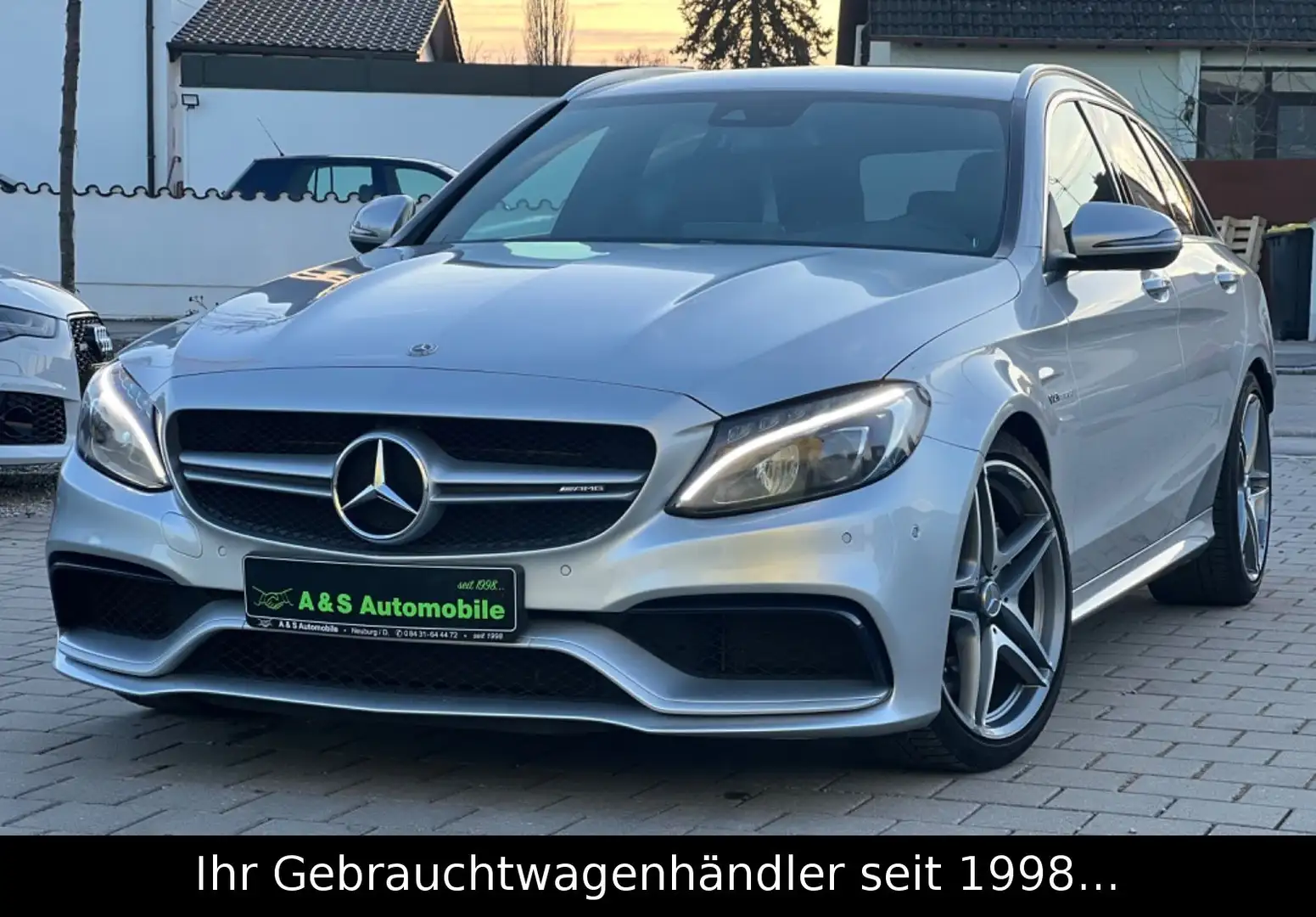 Mercedes-Benz C 63 AMG C 63 T AMG *PERFORMANCE ABGASANLAGE/LED/LEDER* Silber - 1