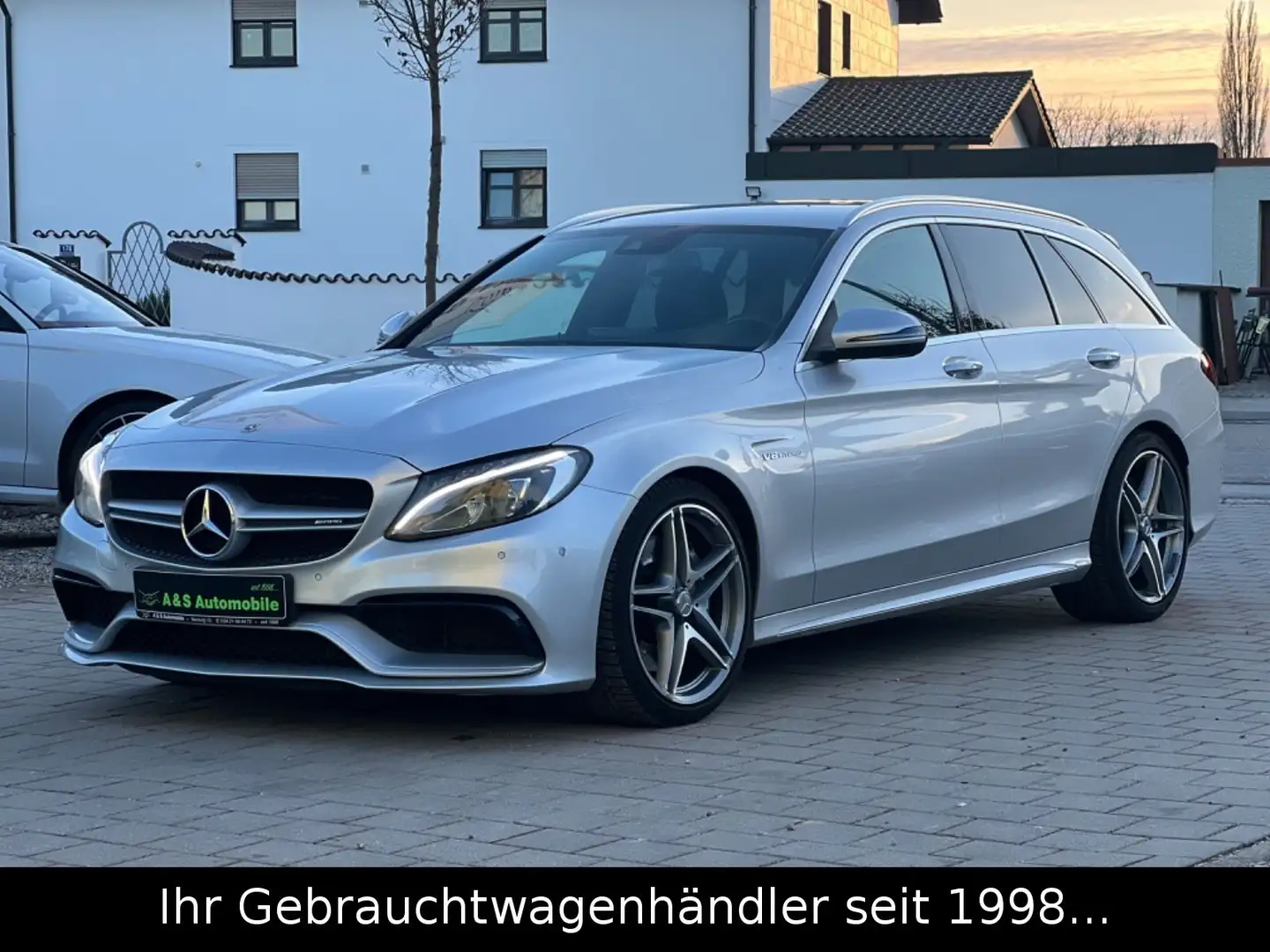 Mercedes-Benz C 63 AMG C 63 T AMG *PERFORMANCE ABGASANLAGE/LED/LEDER* Silber - 2