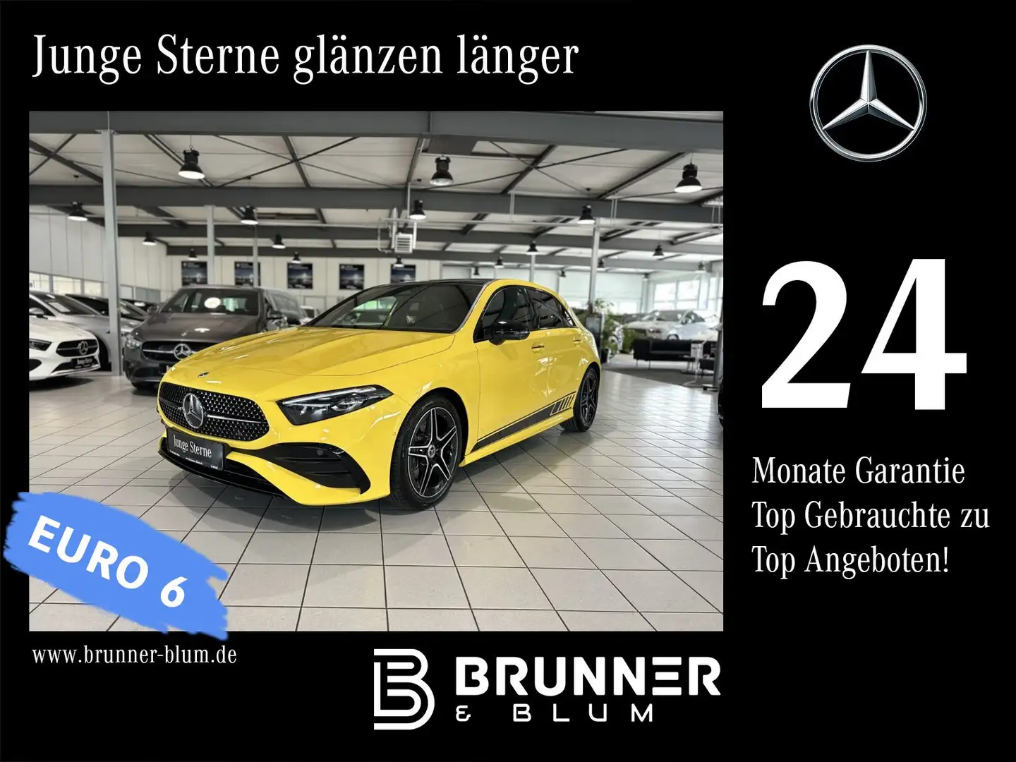 Mercedes-Benz A 220 A 220 4M AMG,Pano,Night,Memory,Ambi,SoundLED Mul Jaune - 1