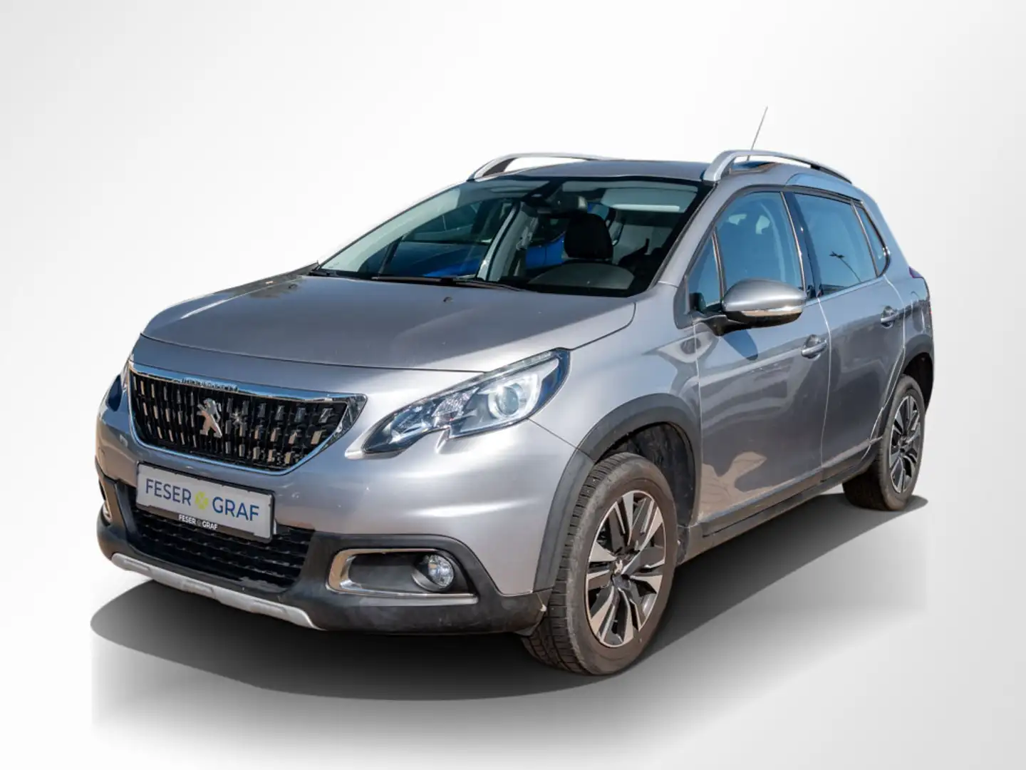 Peugeot 2008 Allure 1.2VTI PDC/NAVI/GRA/SHZ Gris - 1