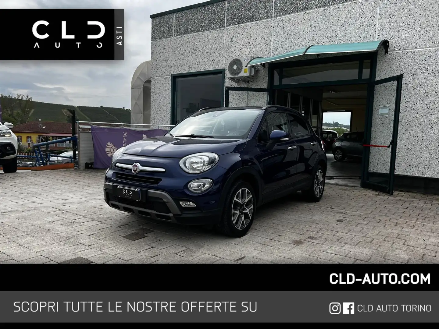 Fiat 500X 500X 2.0 mjt Cross 4x4 140cv Bleu - 1
