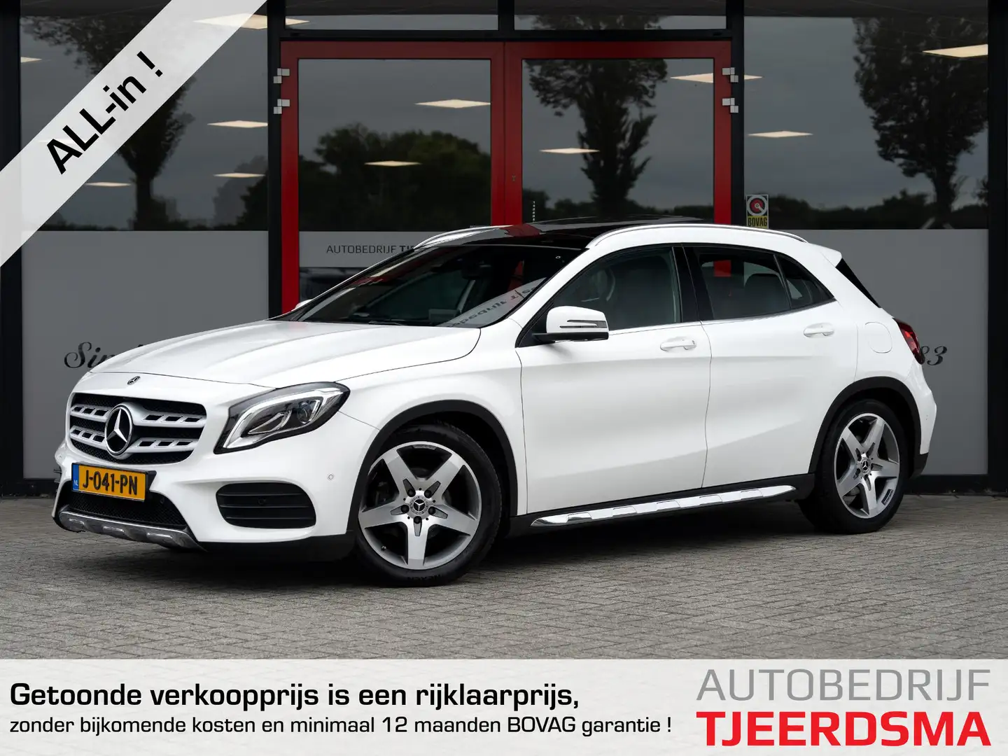 Mercedes-Benz GLA 200 Premium Plus AMG | Trekhaak | Schuif/ Kantel Dak | Wit - 1
