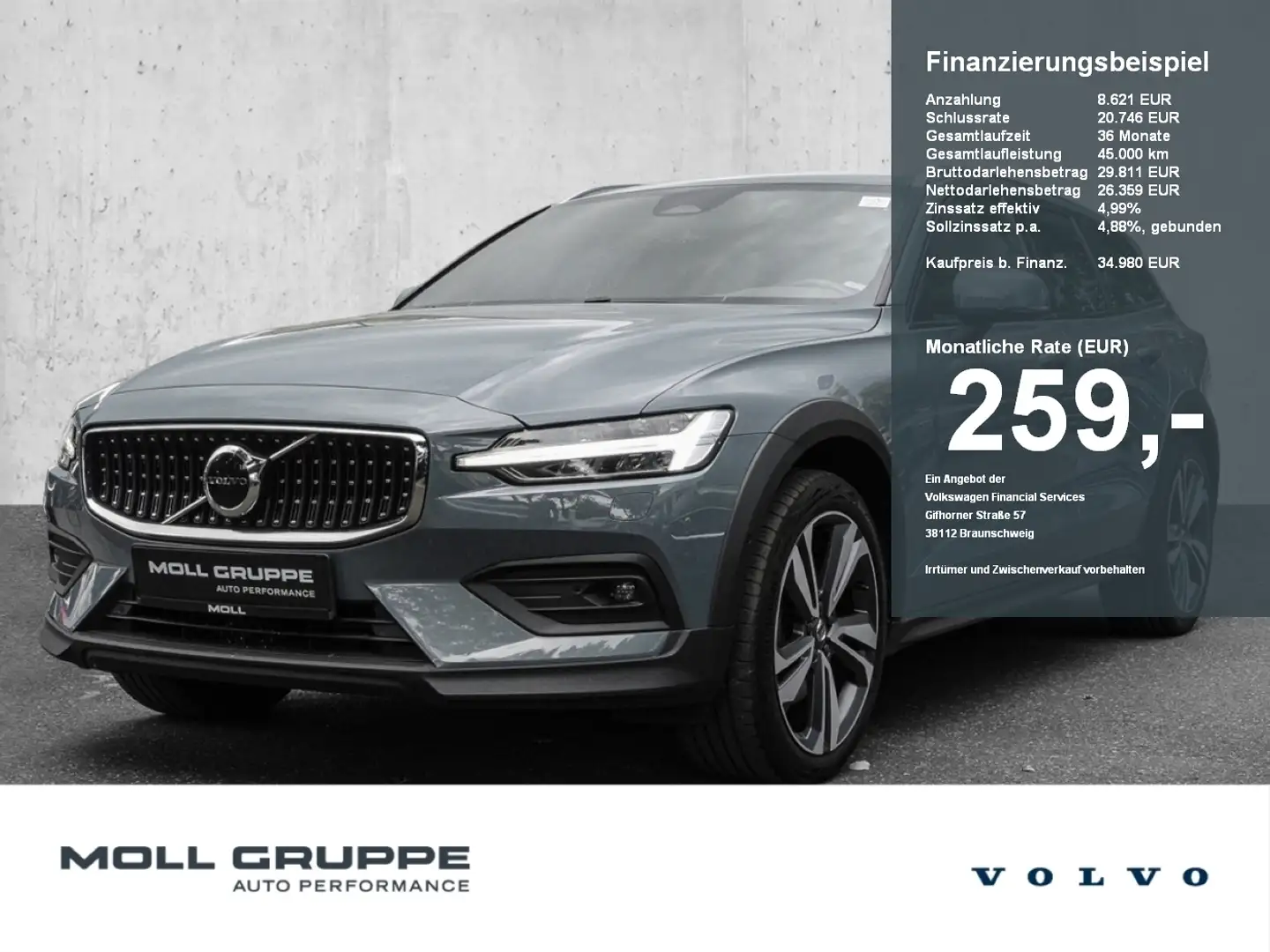 Volvo V60 Cross Country B4 AWD Plus ACC Harman/Kardon Gri - 1