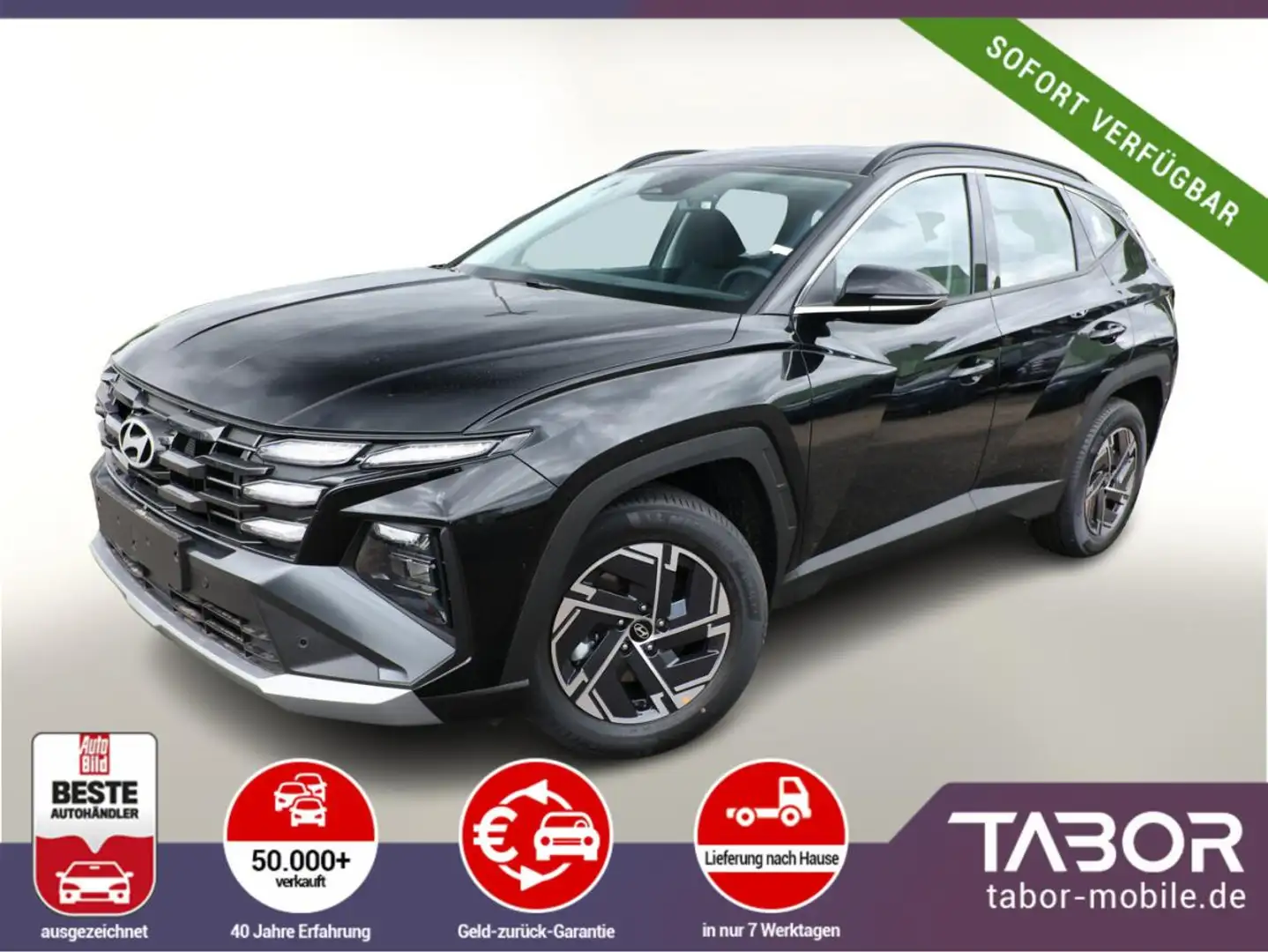 Hyundai TUCSON 1.6 T-GDI 160 Select Facelift Nav SHZ BCW Schwarz - 1