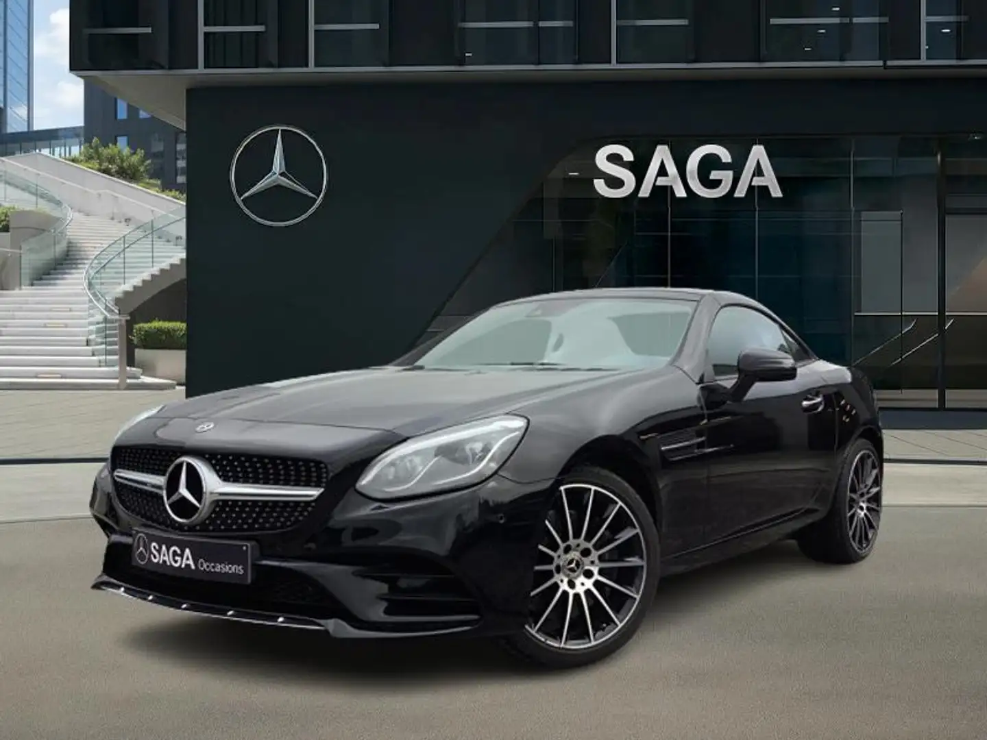Mercedes-Benz SLC 180 AMG Line Negro - 1
