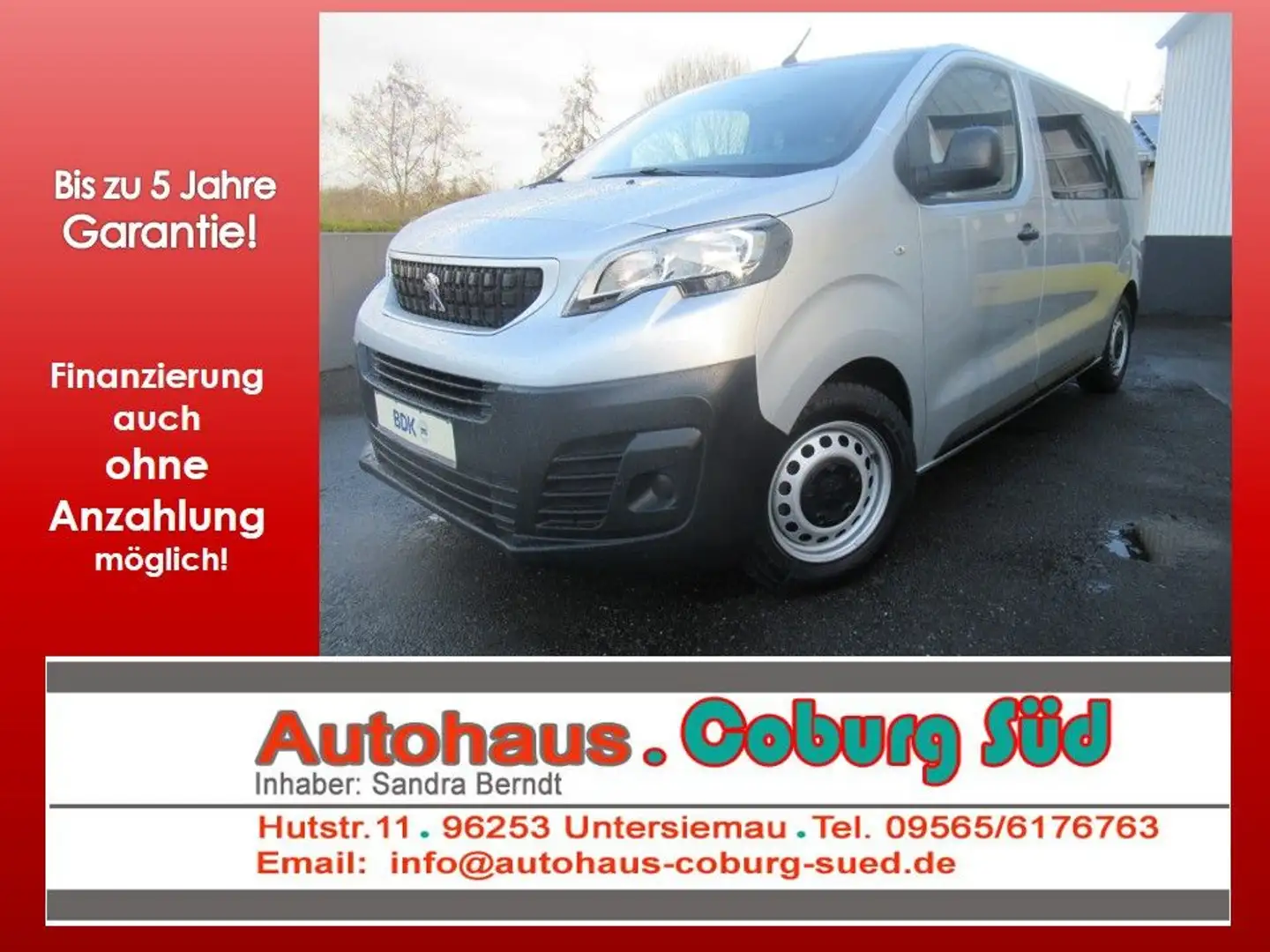 Peugeot Traveller Expert Traveller 9-SITZER L2 KLIMA AHK PDC TEMPO Grijs - 1
