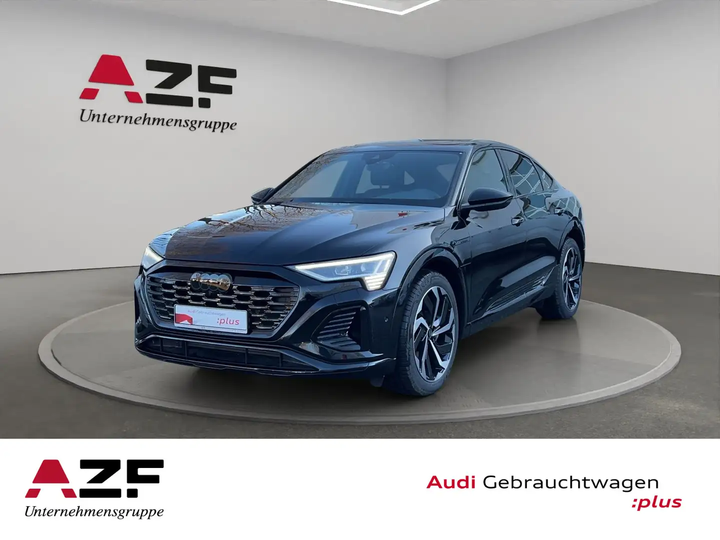 Audi Q8 e-tron 55 qu. S line AHK+ACC+MATRIX Schwarz - 1