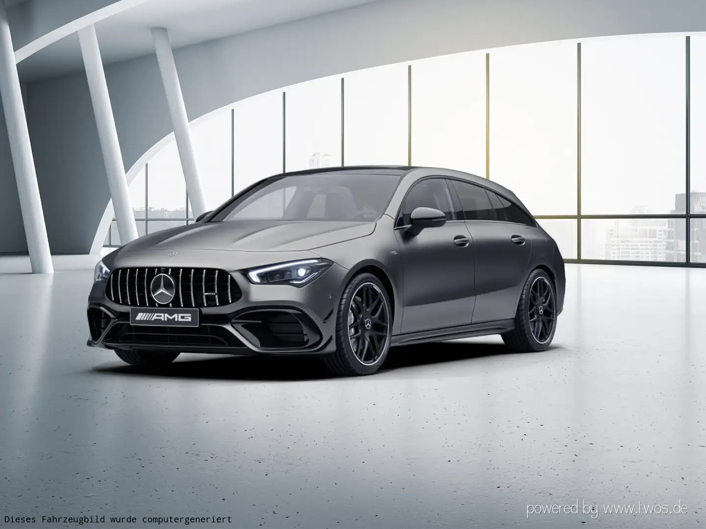 Mercedes-Benz CLA 45 AMG CLA 45 4M AMG SB AERO Night Pano HUD Burm DISTRO Grau - 2