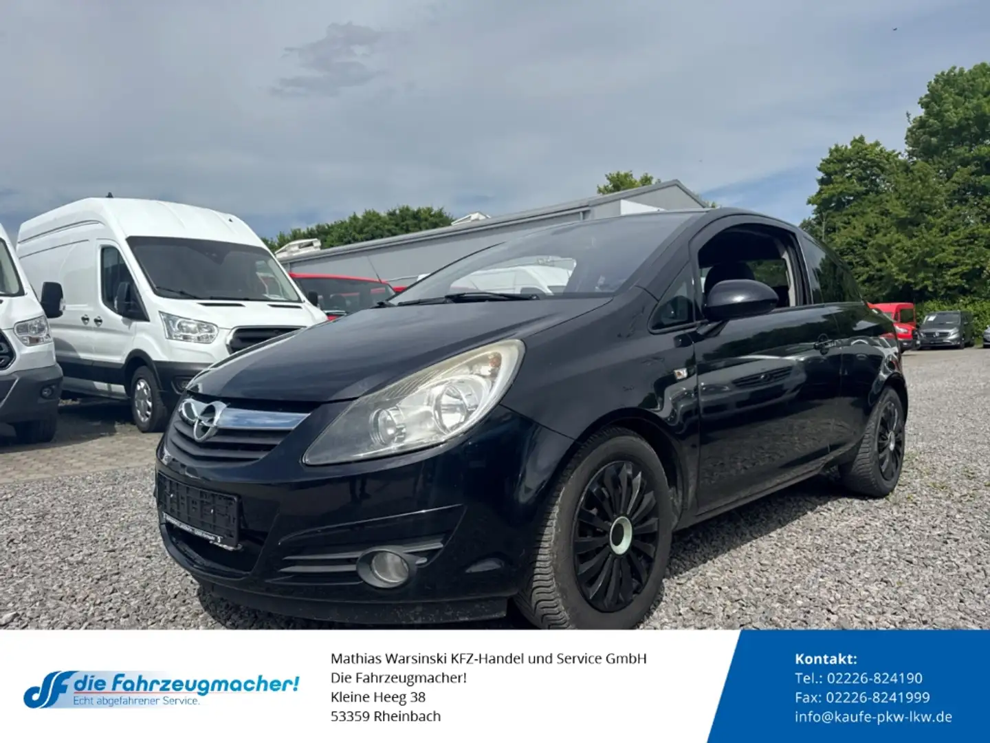 Opel Corsa D Sport 1.2 Klimaautom Temp Regensensor *EXPORT Чорний - 1