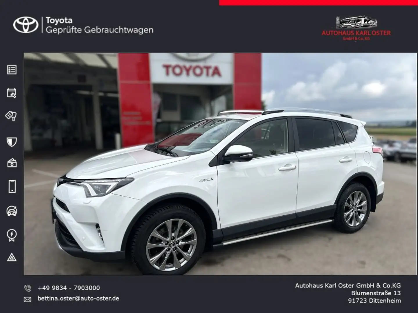 Toyota RAV 4 2.5 4x4 Hybrid Executive Alb - 1