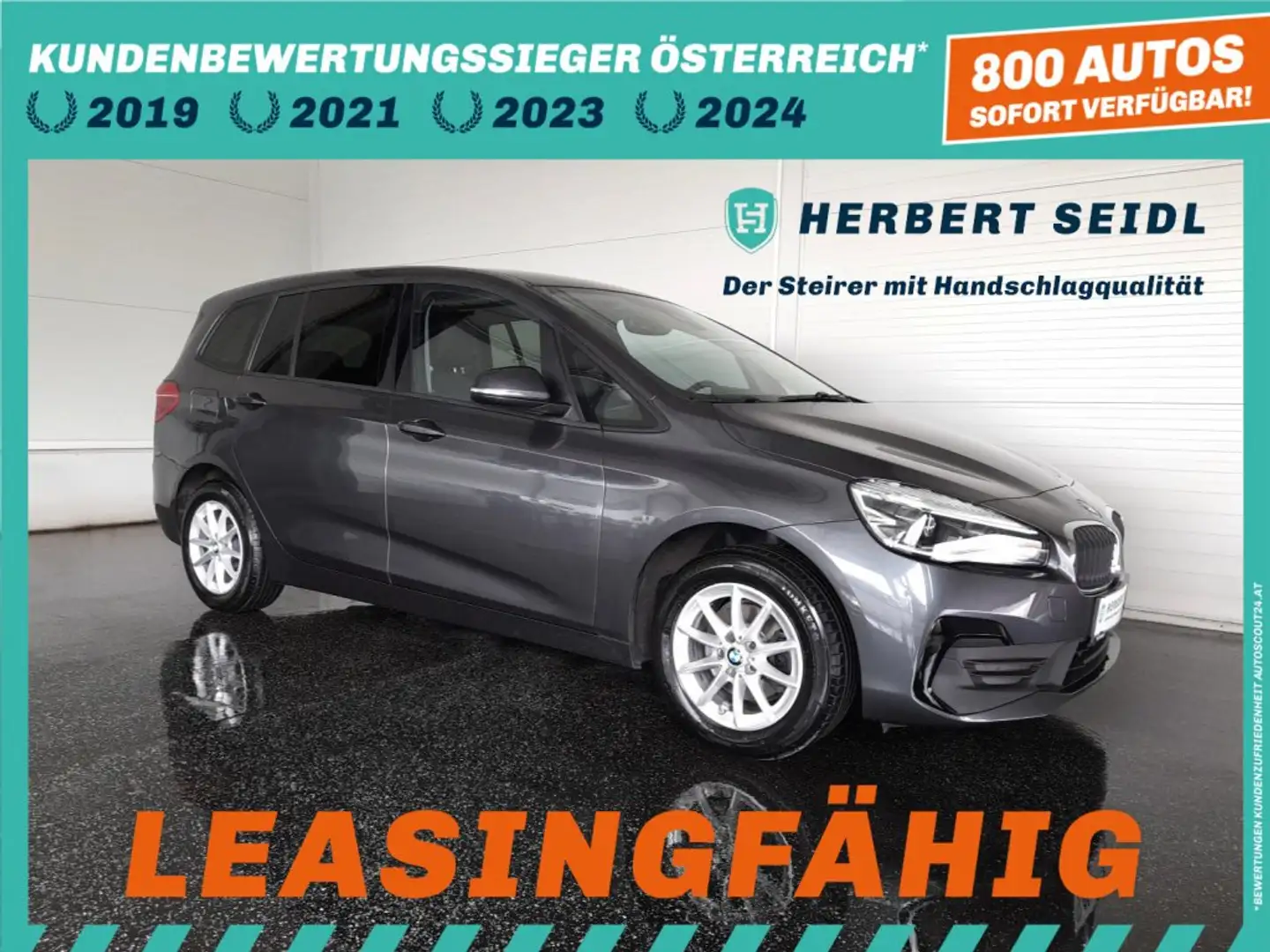 BMW 216 d Gran Tourer ADVANTAGE Aut. *FRONTANTRIEB / LED / NAVI / SPORTSITZE / E-KLAPPE / WIDESCREEN / PDC / SHZG* Bleu - 1