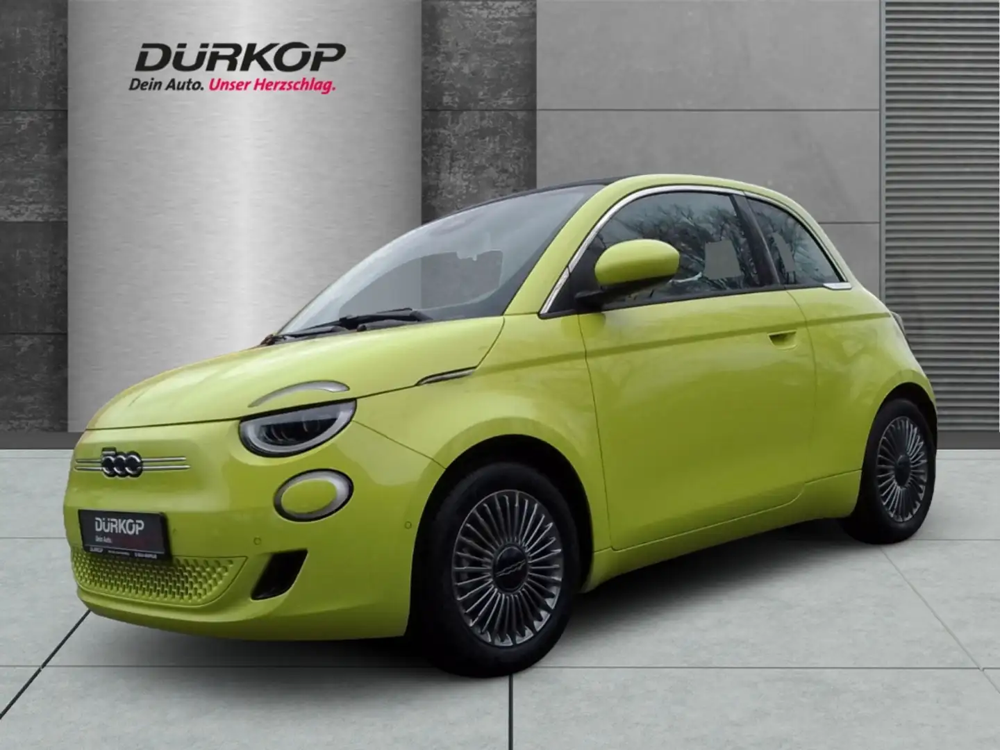 Fiat 500e Leasingaktion Komfort&Style-Paket 360 Kamera LED A Jaune - 1
