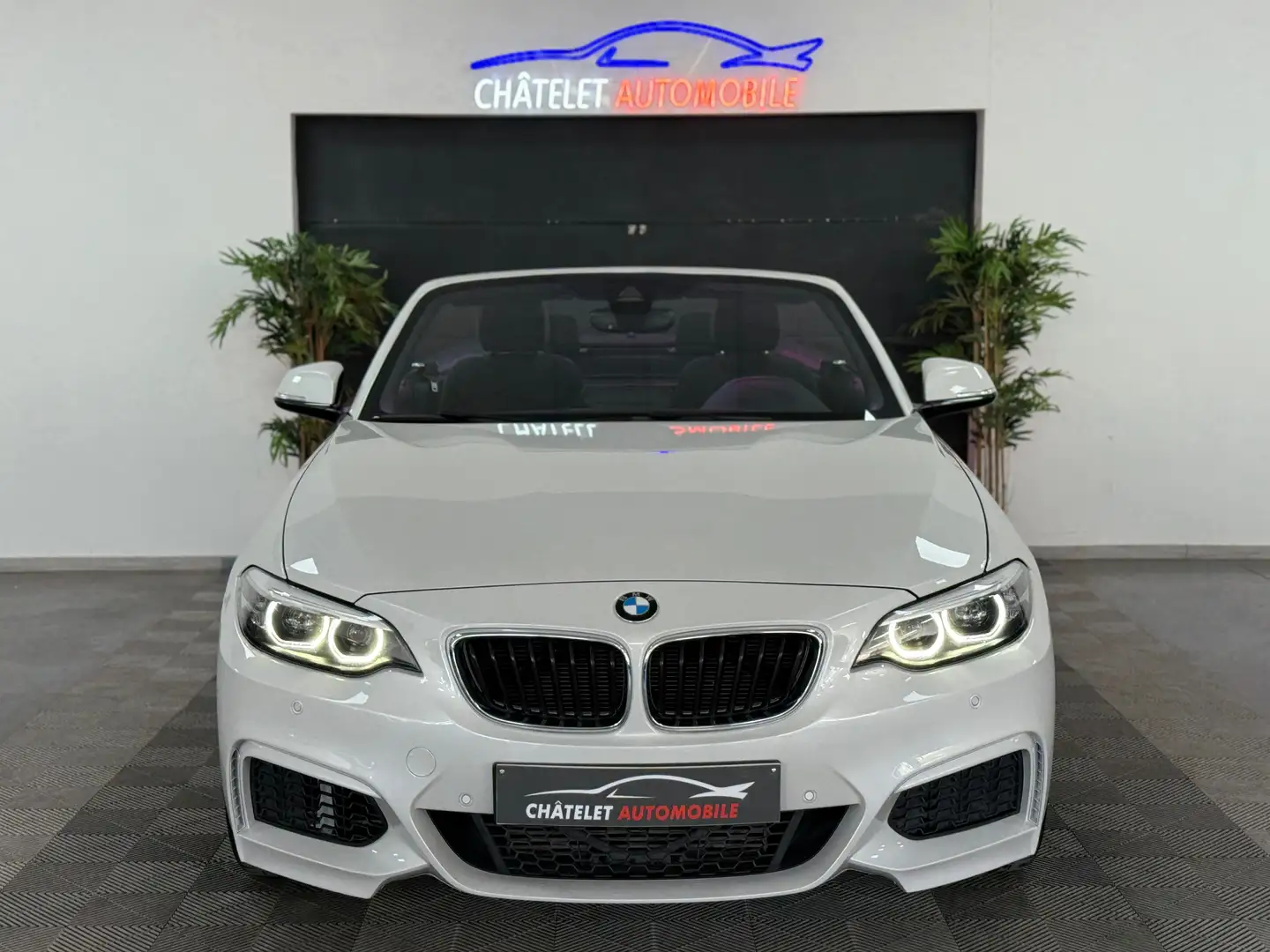 BMW 218 CABRIOLET//PACK-M//LED//CAMERA//GARANTIE White - 2