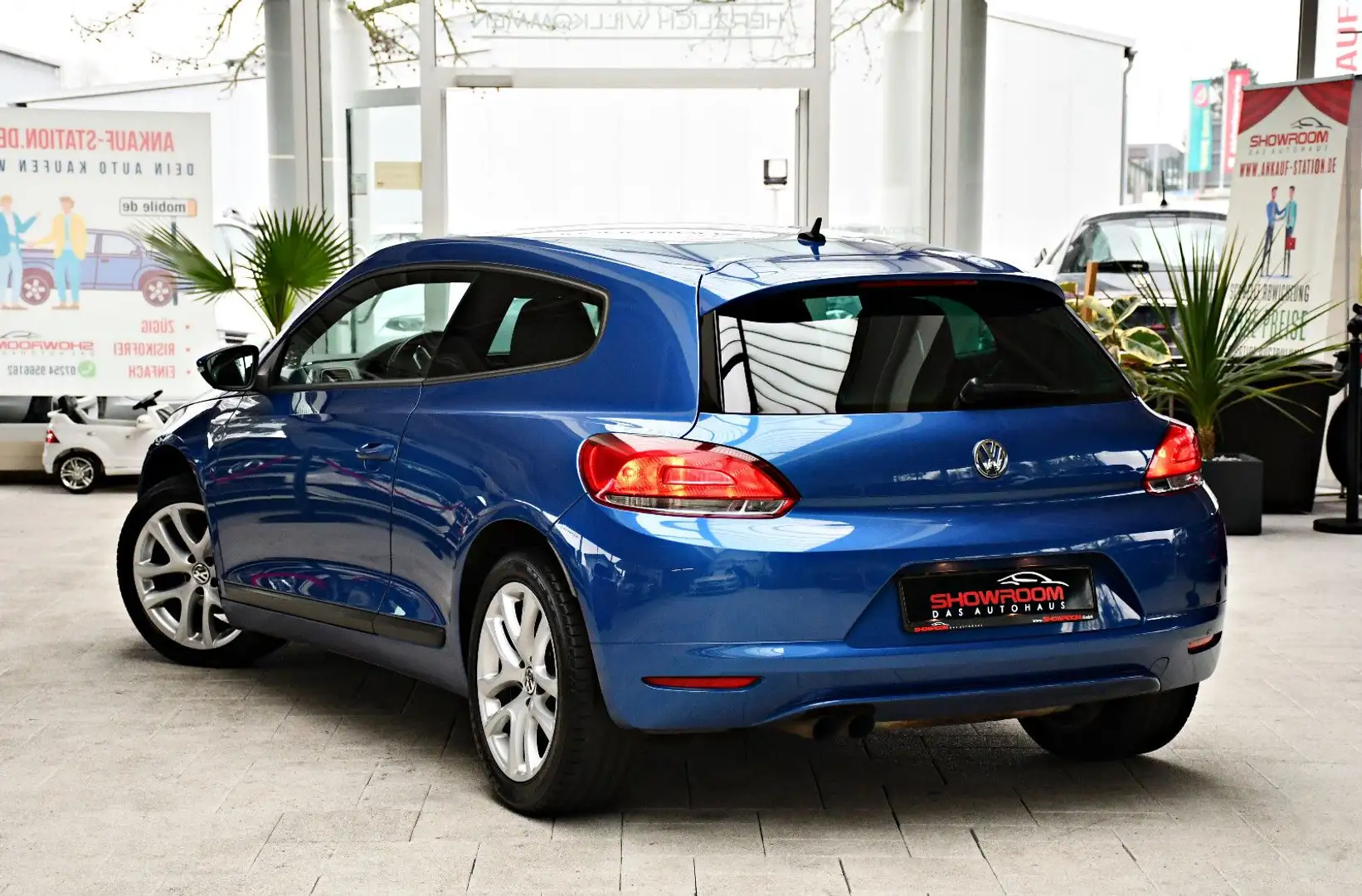 Volkswagen Scirocco 1.4 TSI 6-Gang Sport-Paket 1.Hand Blau - 2