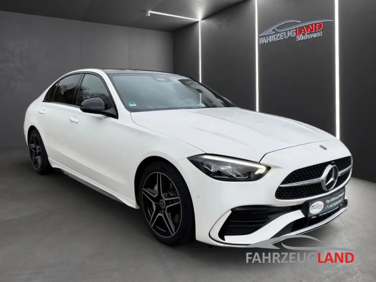 Mercedes-Benz C 220 d AMG Line Infinity Music  Start-Paket Business As Blanc - 2