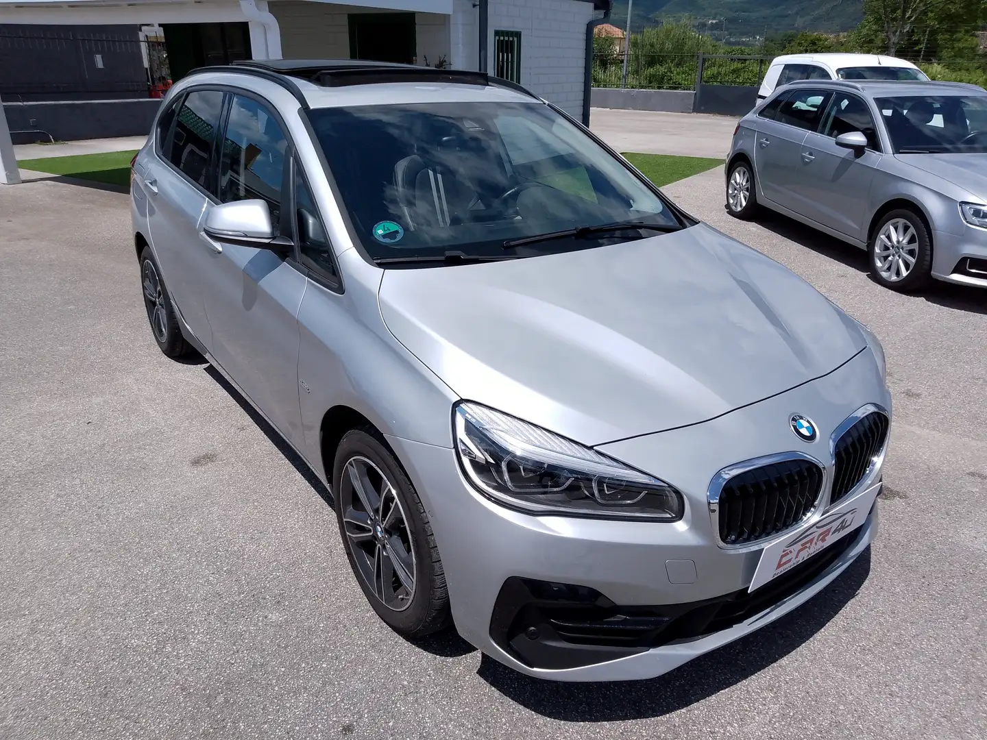 BMW 218 218d Active Tourer Sport auto Argento - 1
