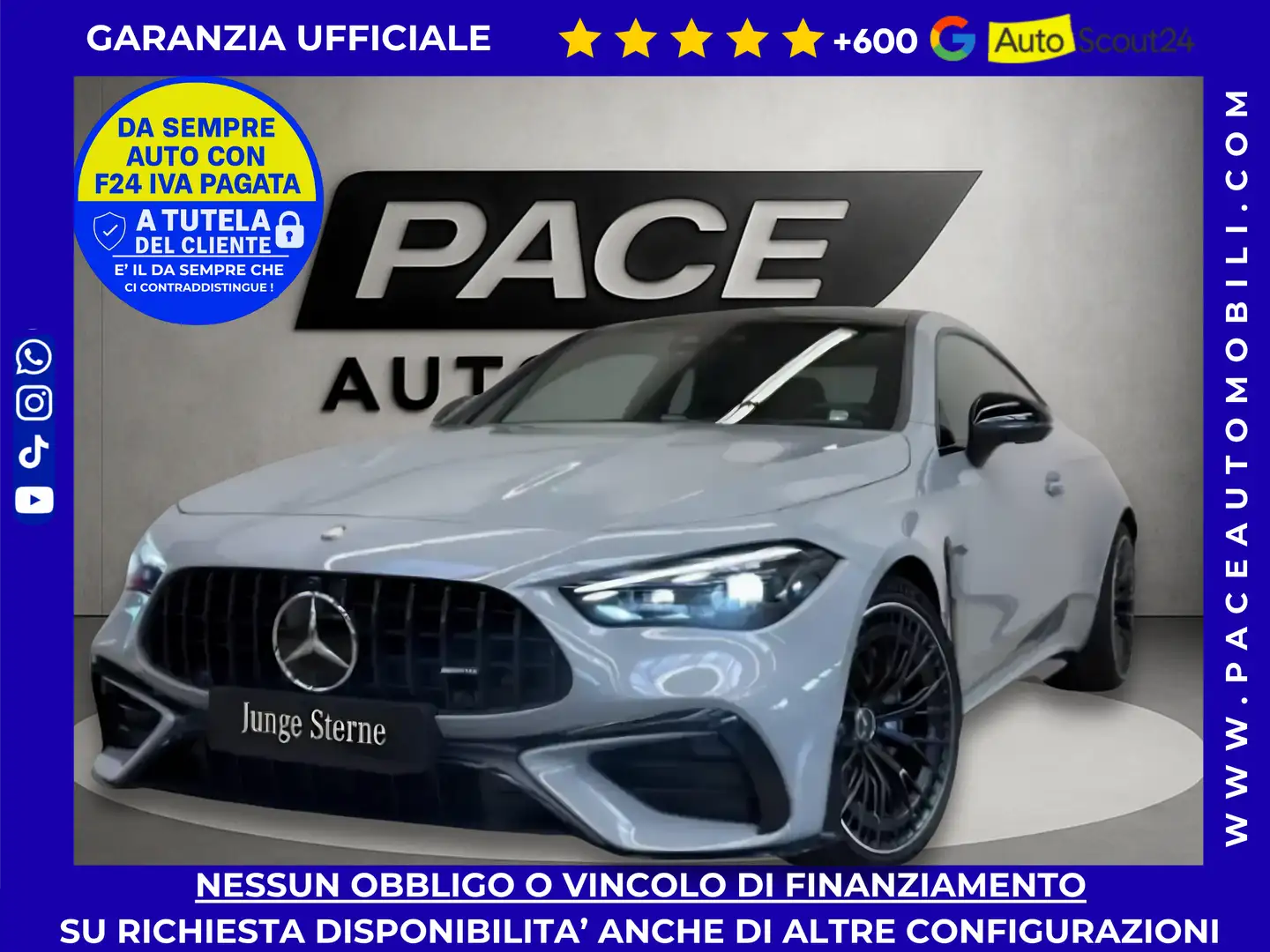 Mercedes-Benz CLE 53 AMG 4 MATIC + BLACK PACK EDITION 360 LED KAMERA TETTO Schwarz - 1