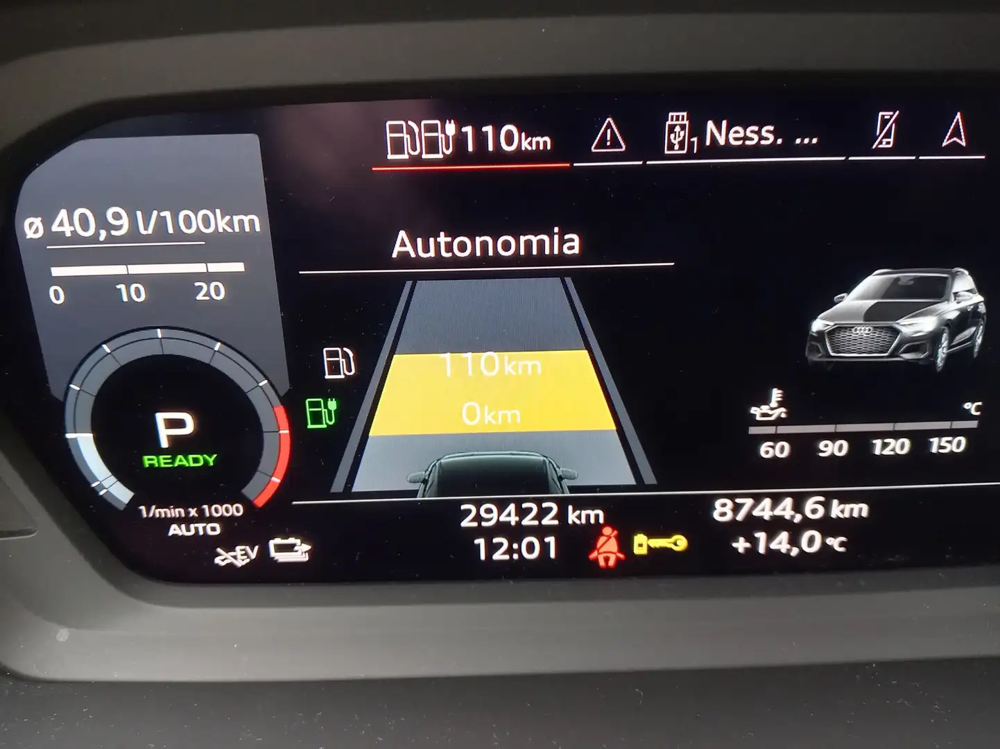 Audi A3 A3 SPB 40 TFSI e S tronic S line edition Grigio - 2