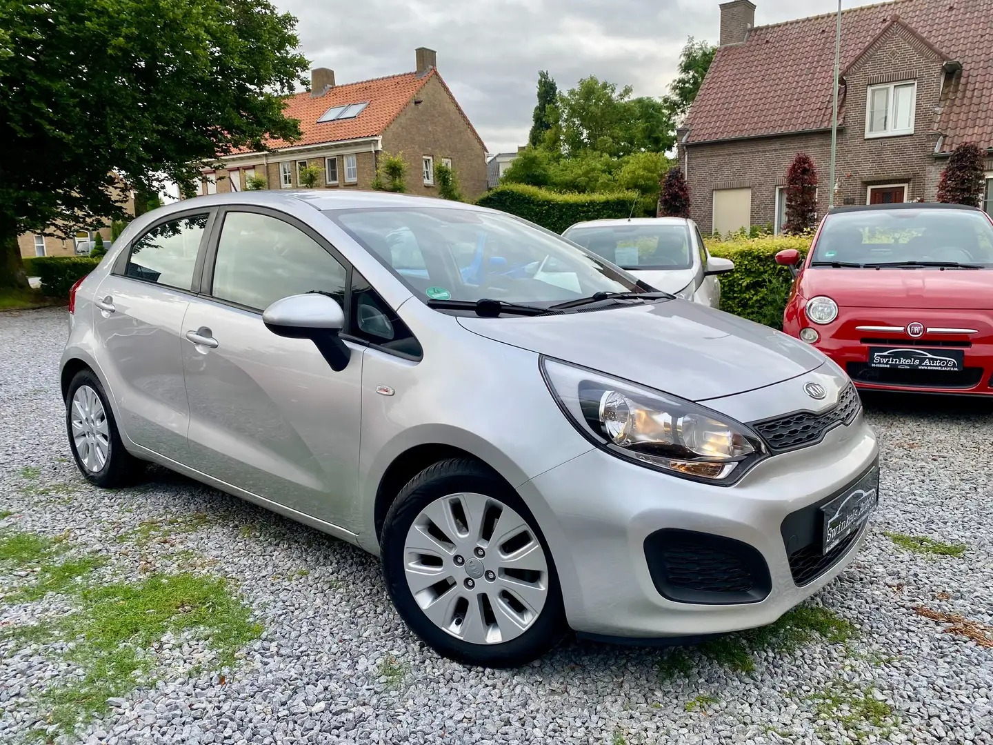 Kia Rio 1.2 CVVT-airco-nieuwe 4 seiz. banden-dealer onderh Gris - 2