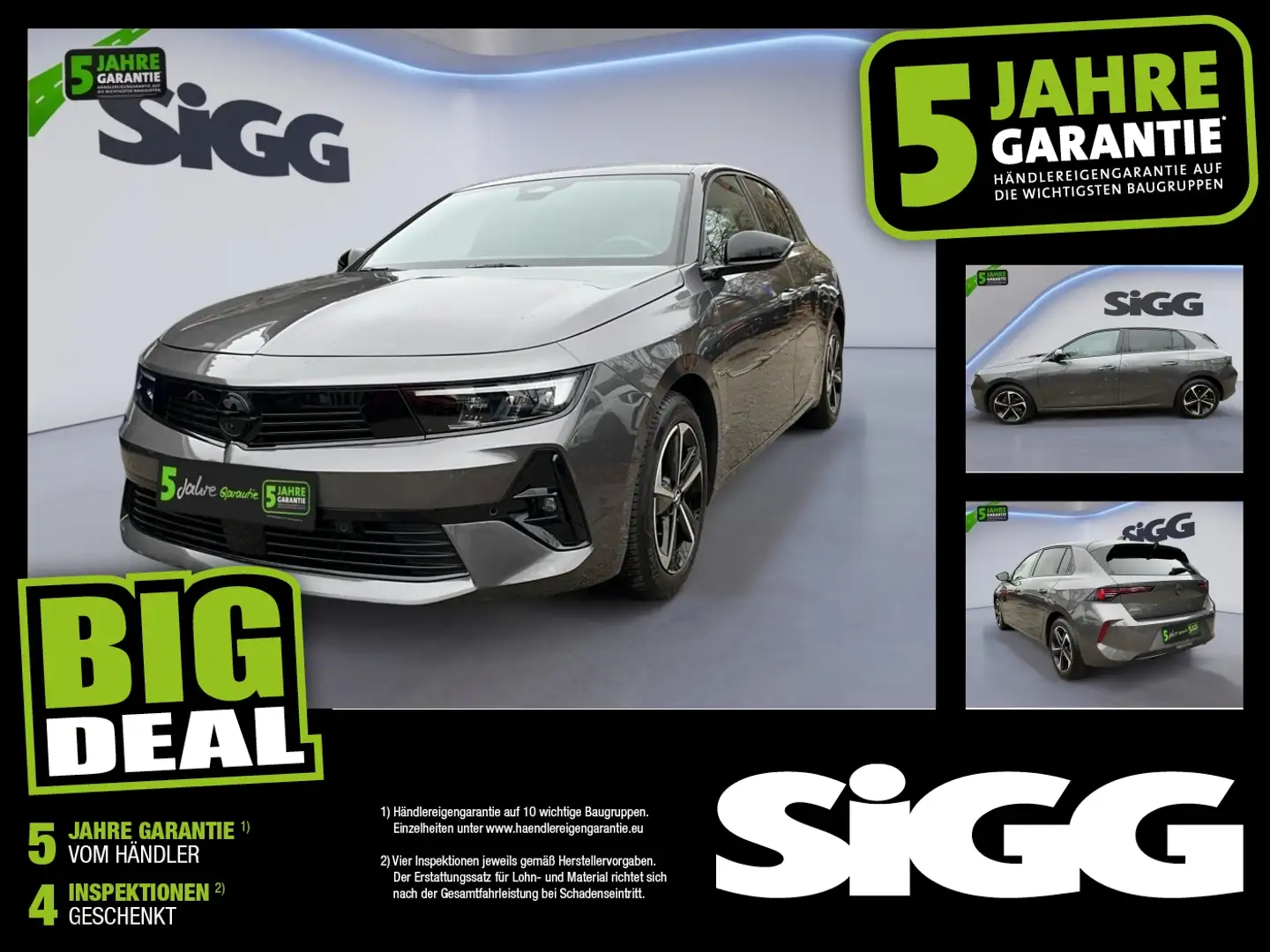 Opel Astra L 1.2 Turbo GS 2xKlima 360 AUT DynLicht Grau - 1