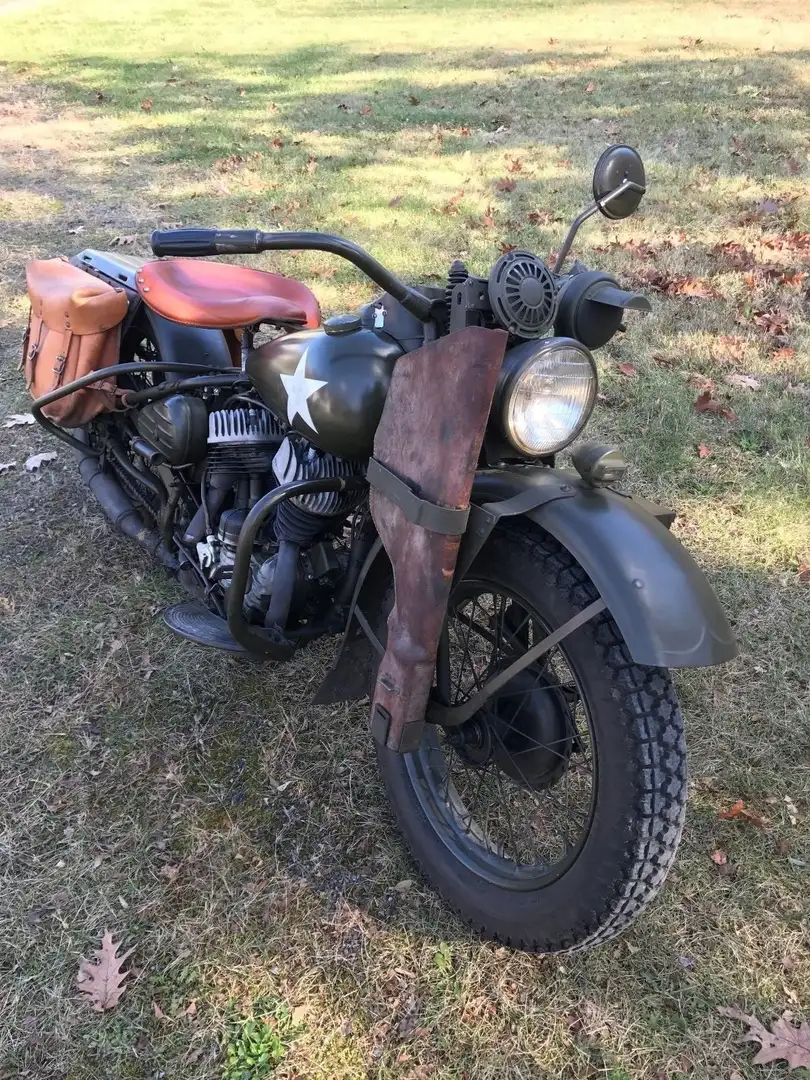 Harley-Davidson WLA 45 Armee Flathead Negru - 2