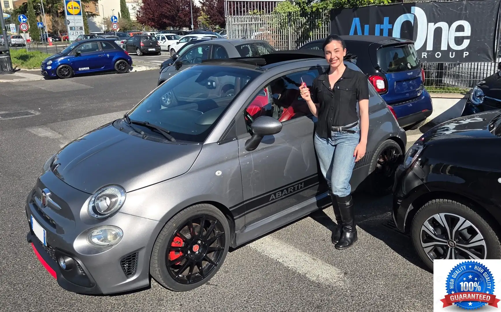 Abarth 595C 595C 1.4 t-jet Turismo 165cv Automatico Grau - 1