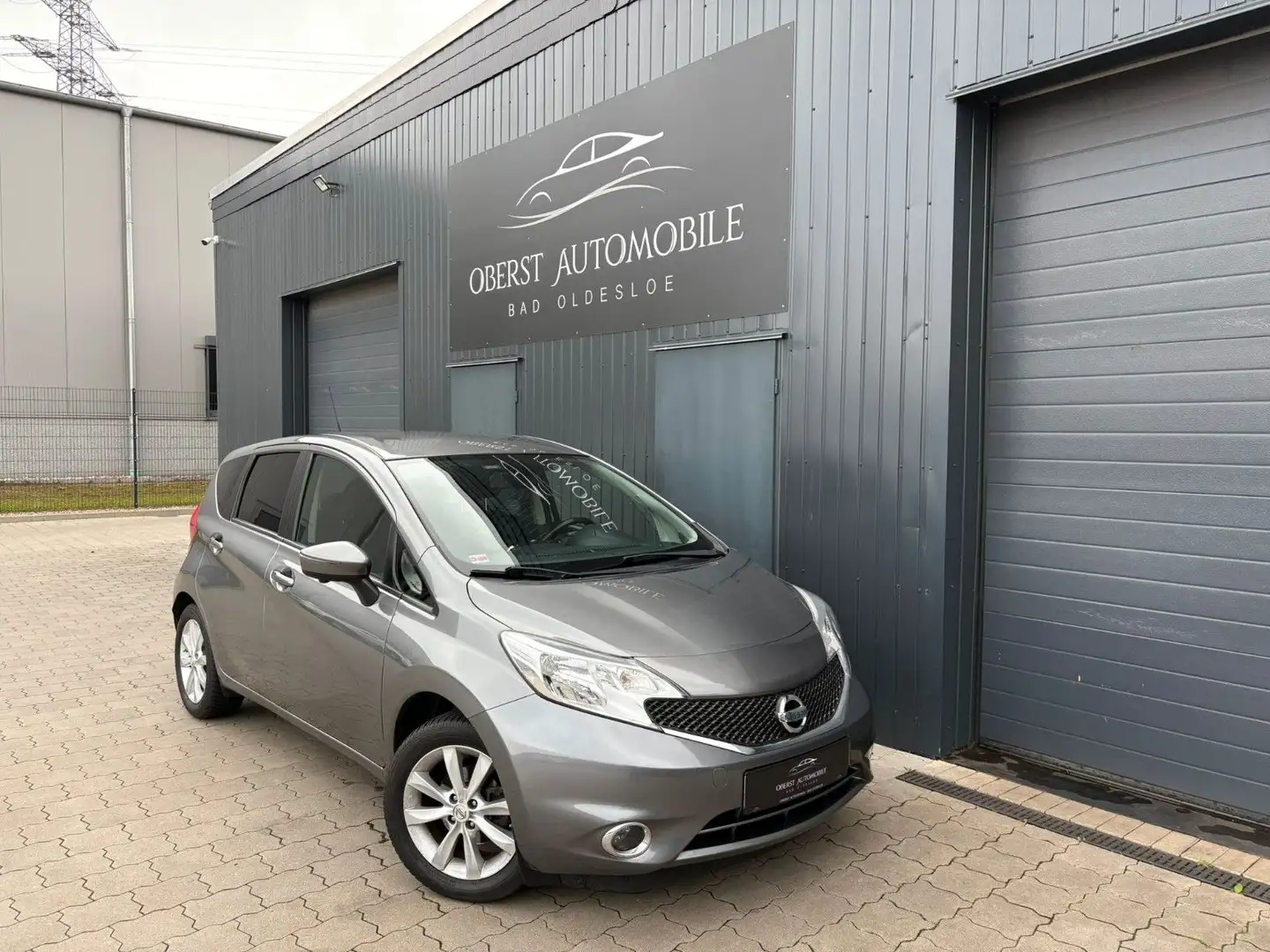 Nissan Note Acenta Plus*Tüv Neu*Scheckheft*Navi*360°PDC Gris - 1