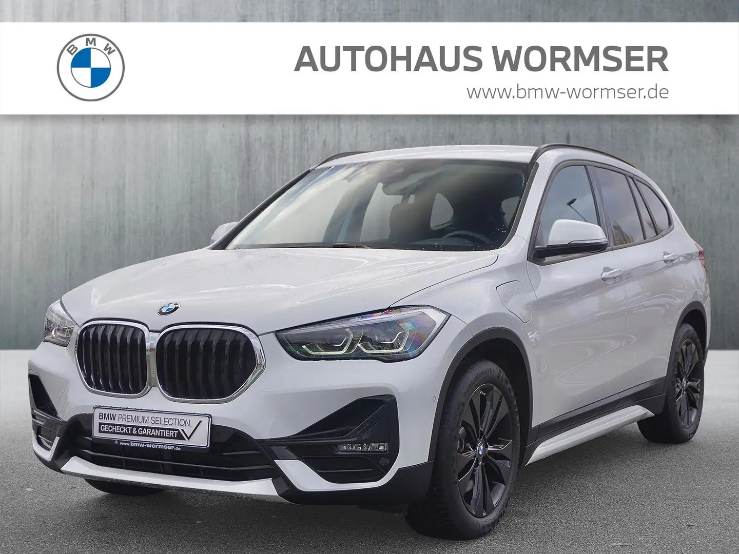 BMW X1 xDrive25e Sport Line DAB LED Navi Tempomat Weiß - 1