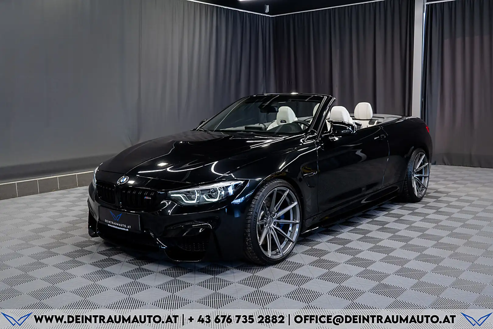 BMW M4 Cabrio Competition*AKRAPOVIC*WHEELFORCE*KW-DDC* Schwarz - 1