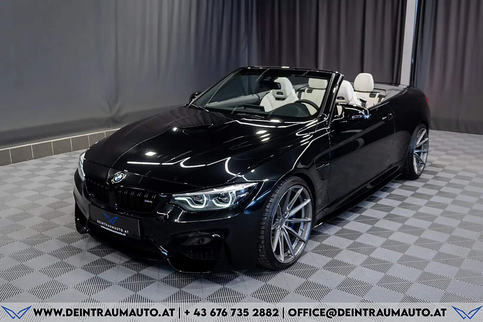 BMW M4 Cabrio Competition*AKRAPOVIC*WHEELFORCE*KW-DDC* Schwarz - 2