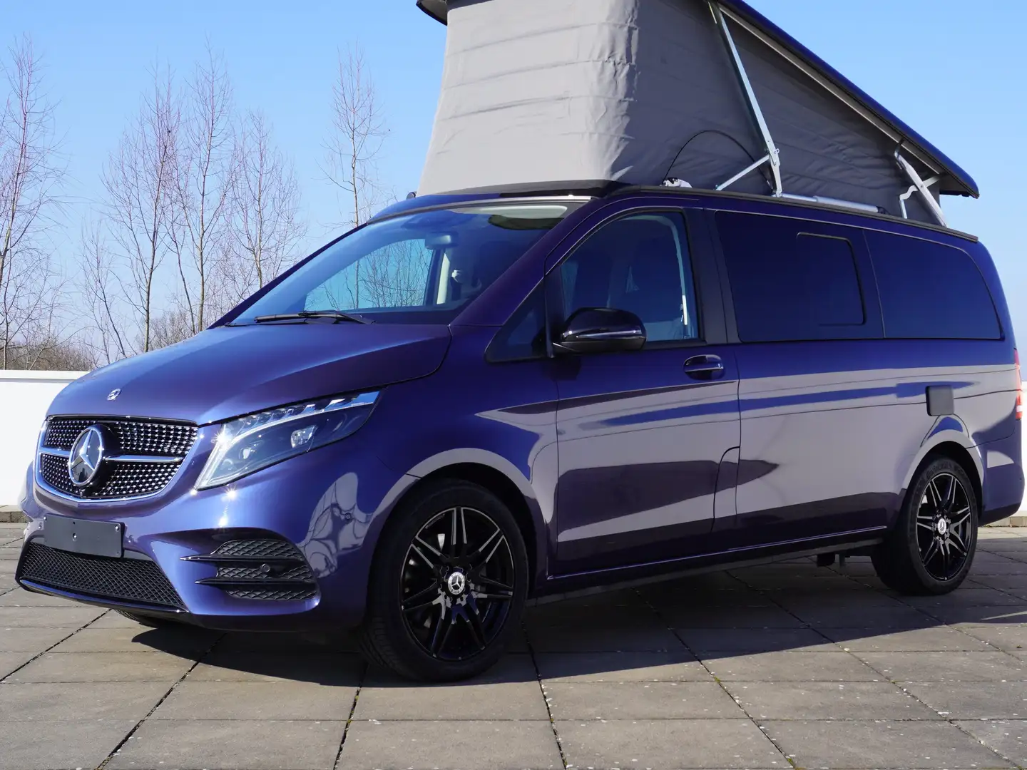 Mercedes-Benz V 220 D MARCO POLO EDITION/AIRMATIC/AMG/DISTRONIC/360 Bleu - 2