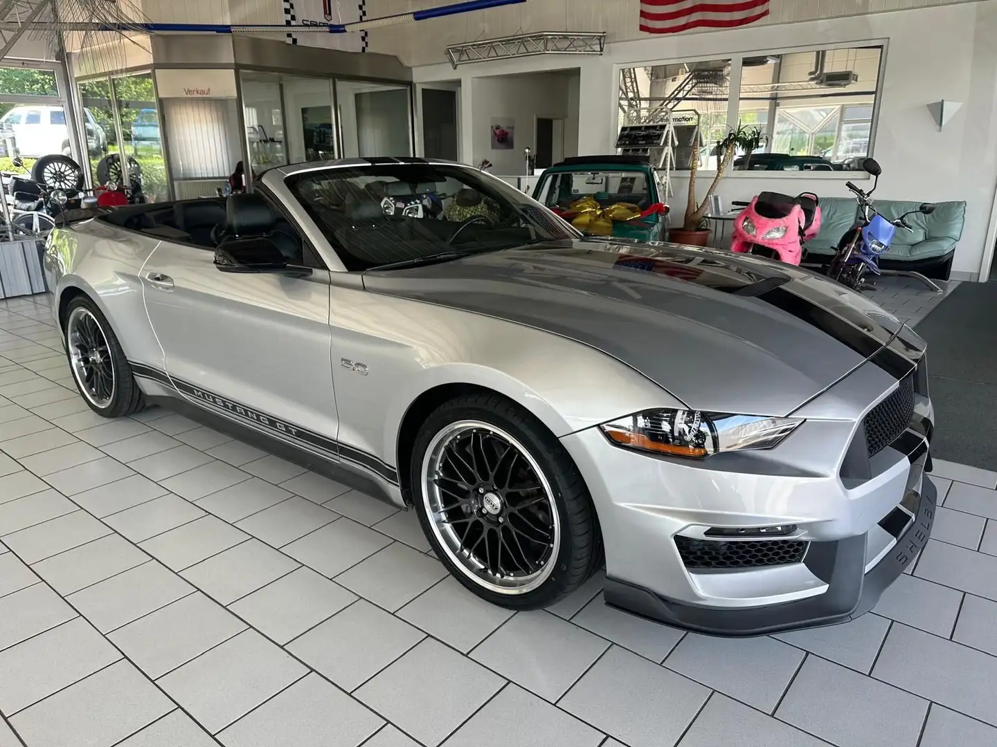 Ford Mustang Cabrio 5.0 V8 GT 2018 Facelift 10Gang Argent - 2