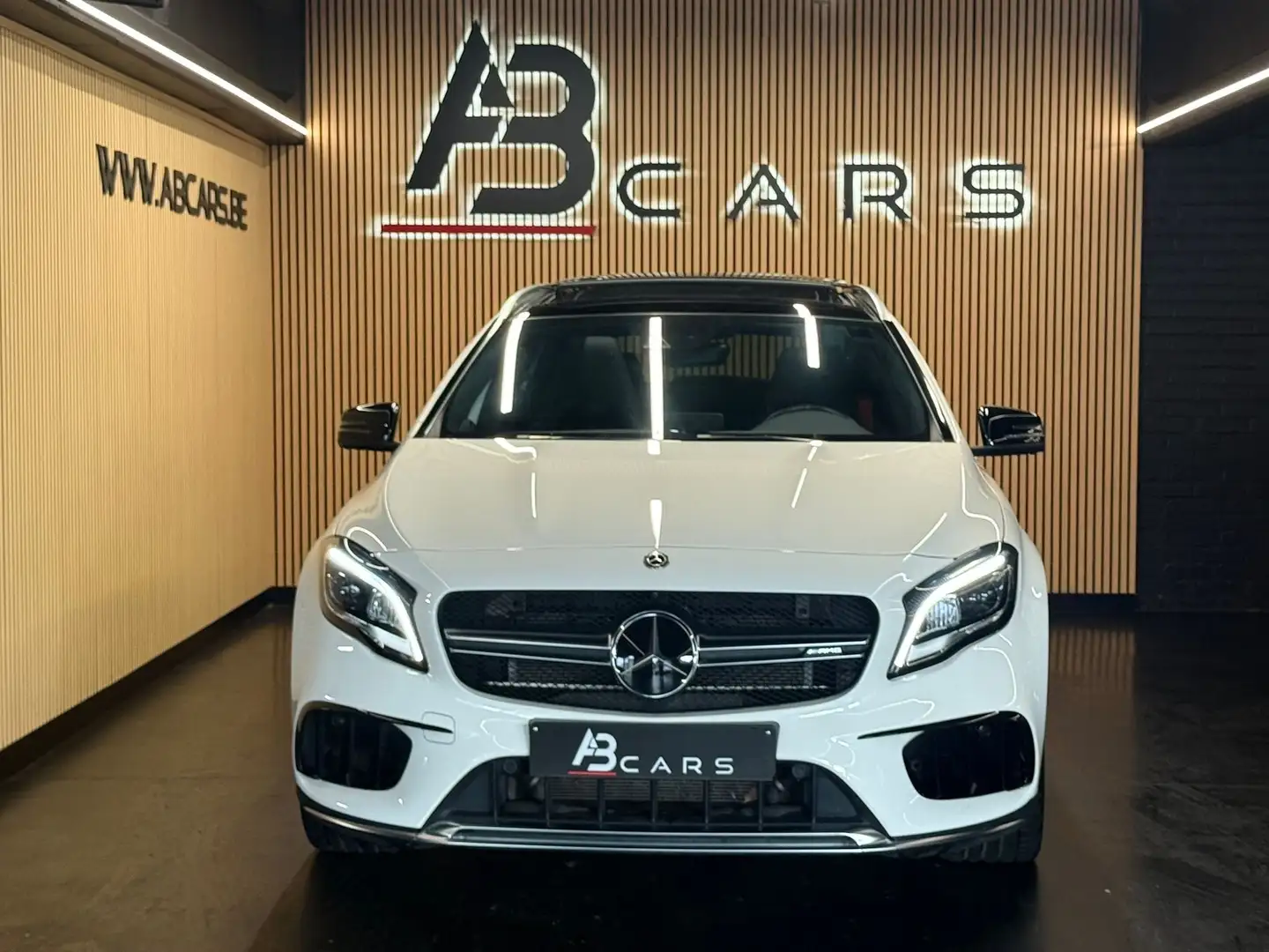 Mercedes-Benz GLA 45 AMG 4-Matic * 1ER PROPRIETAIRE * BELGIUM CAR GAR 12 M Blanc - 2