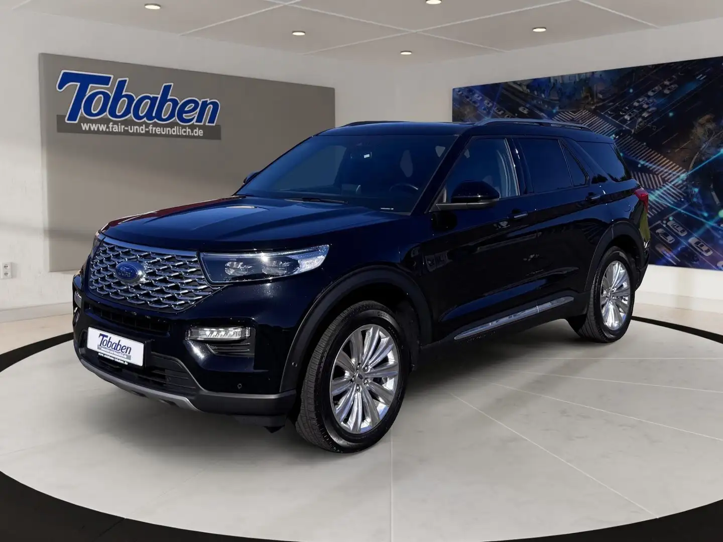 Ford Explorer 3.0 EcoBoost Plug-in-Hybrid Platinum (E Schwarz - 1