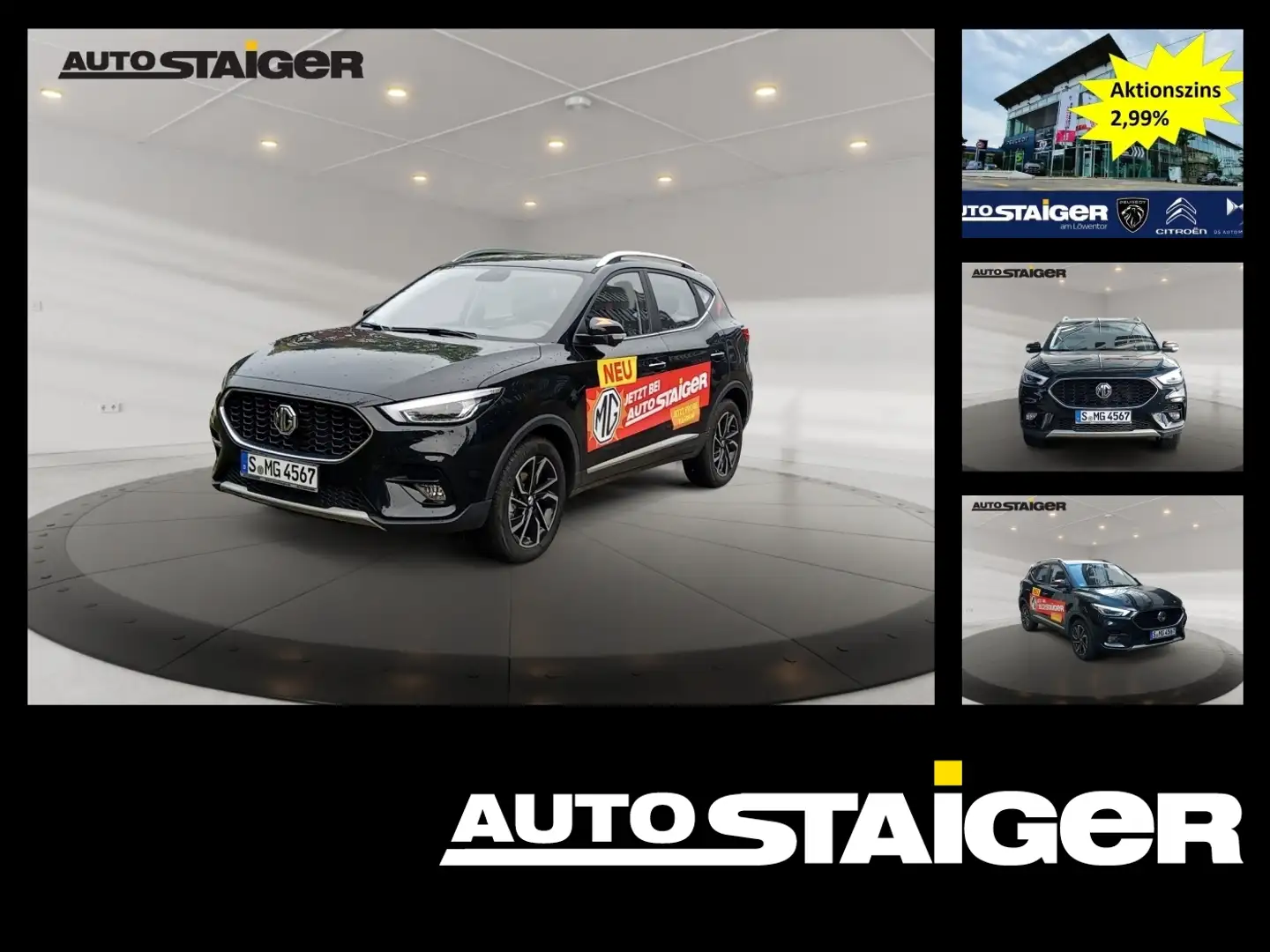 MG ZS RFK/LED/Navi/SHZ/Blueetooth/Automatik Nero - 1