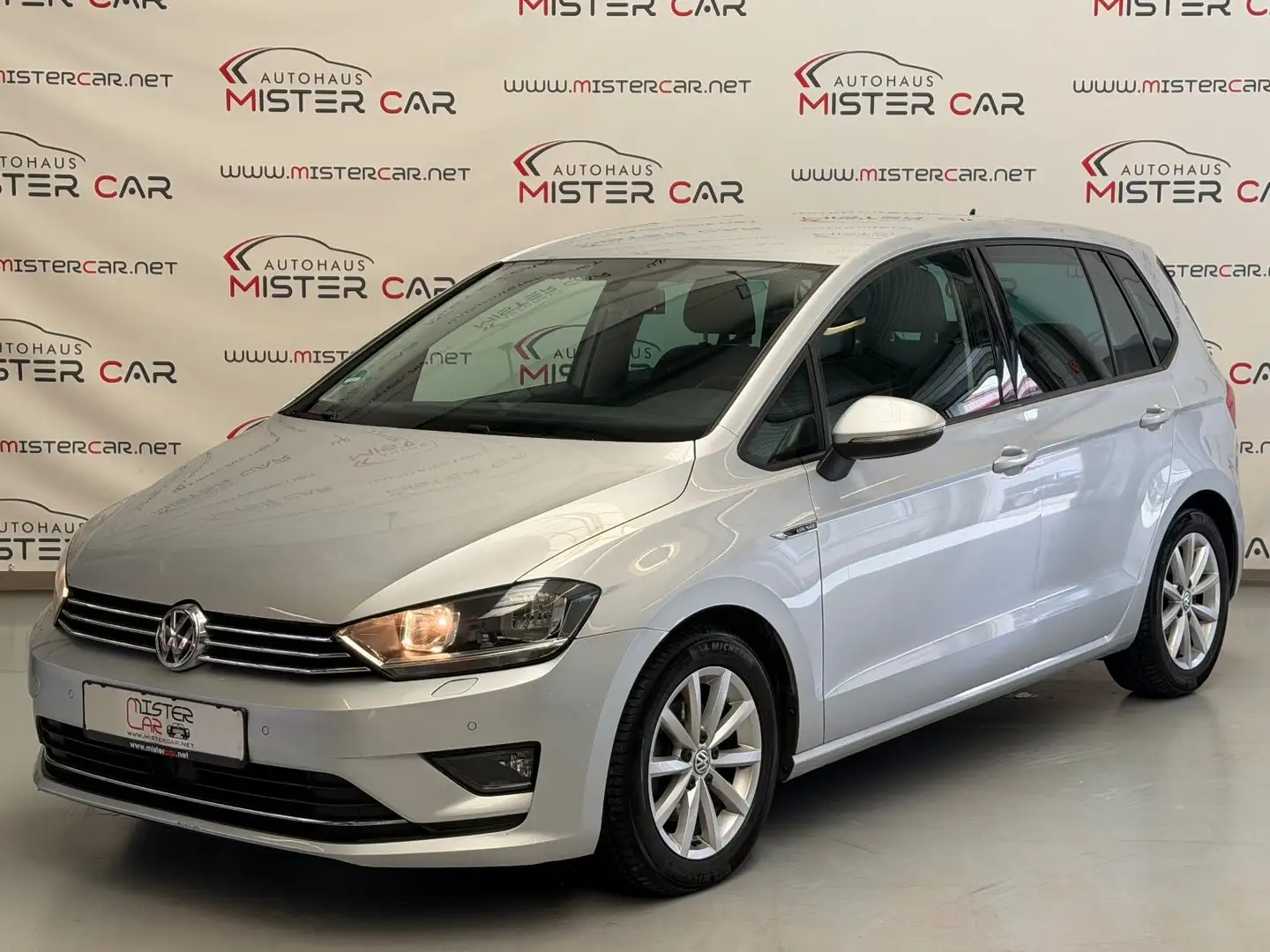 Volkswagen Golf Sportsvan Lounge DSG NAVI/AHK/STANDH/SHZ/17 Argent - 1