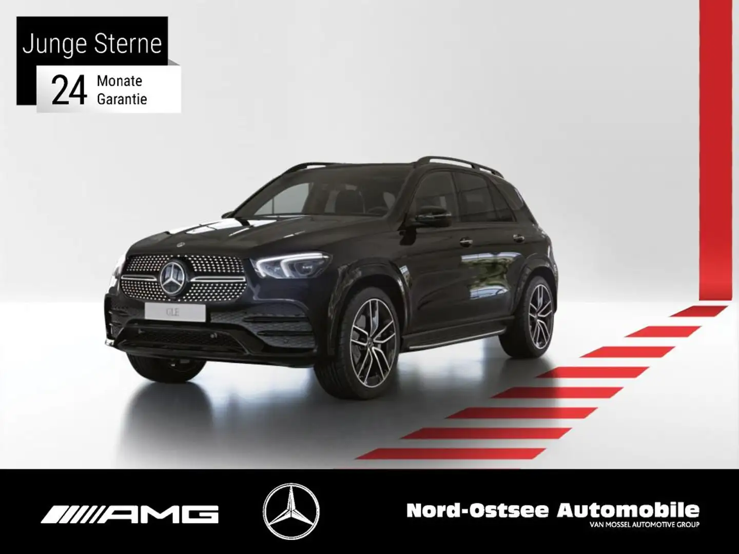 Mercedes-Benz GLE 350 e 4M AMG HUD NIGHT BURMESTER PANO MULTI Negro - 1