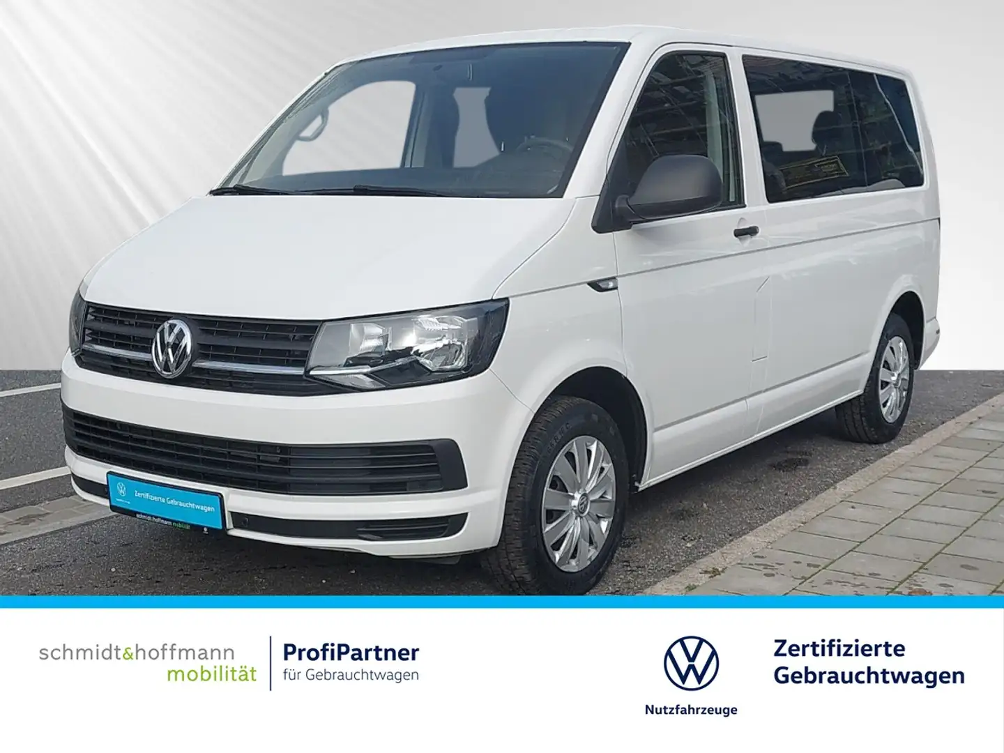 Volkswagen T6 Transporter Transporter Multivan Trendline 2.0 TDI PDC Klima Weiß - 1