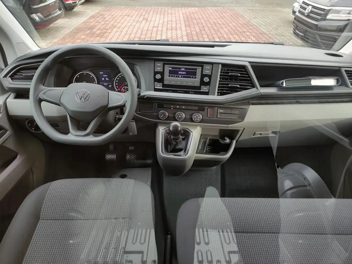 Volkswagen T6 Transporter T6.1 Kasten 2.0 TDI+110Ps+Klima+Euro6+3000mm+ Bílá - 2