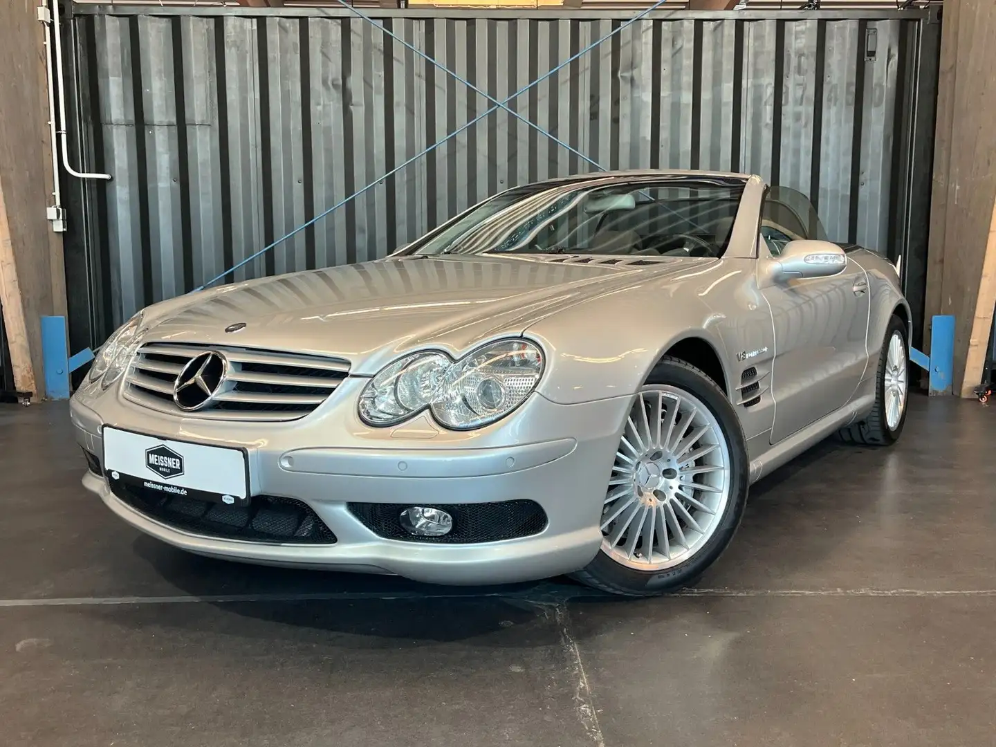 Mercedes-Benz SL 55 AMG (BRD|1. Hand|Scheckheft|unfallfrei) Argent - 1