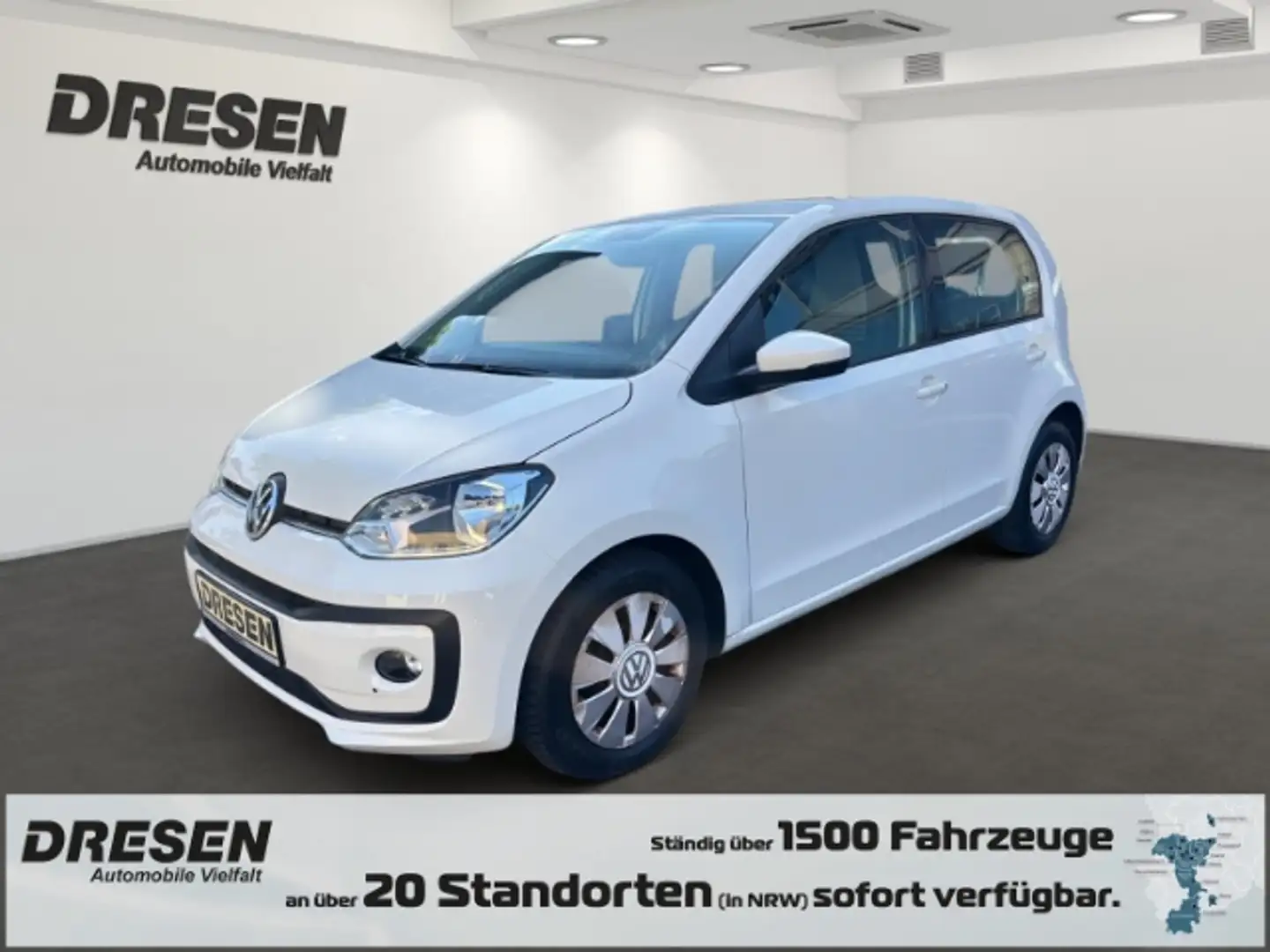 Volkswagen up! UP 1.0 MOVE KLIMAAUTOMATIK,CARPLAY,RADIO Weiß - 1