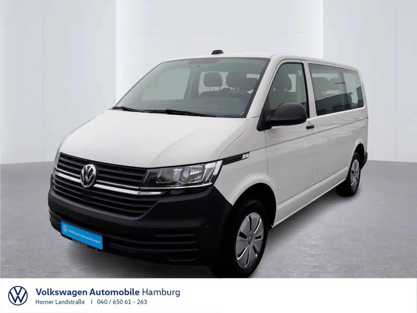 Volkswagen T6.1 Kombi 2.0 TDI 9-Sitzer Einparkhilfe CarPlay Weiß - 1