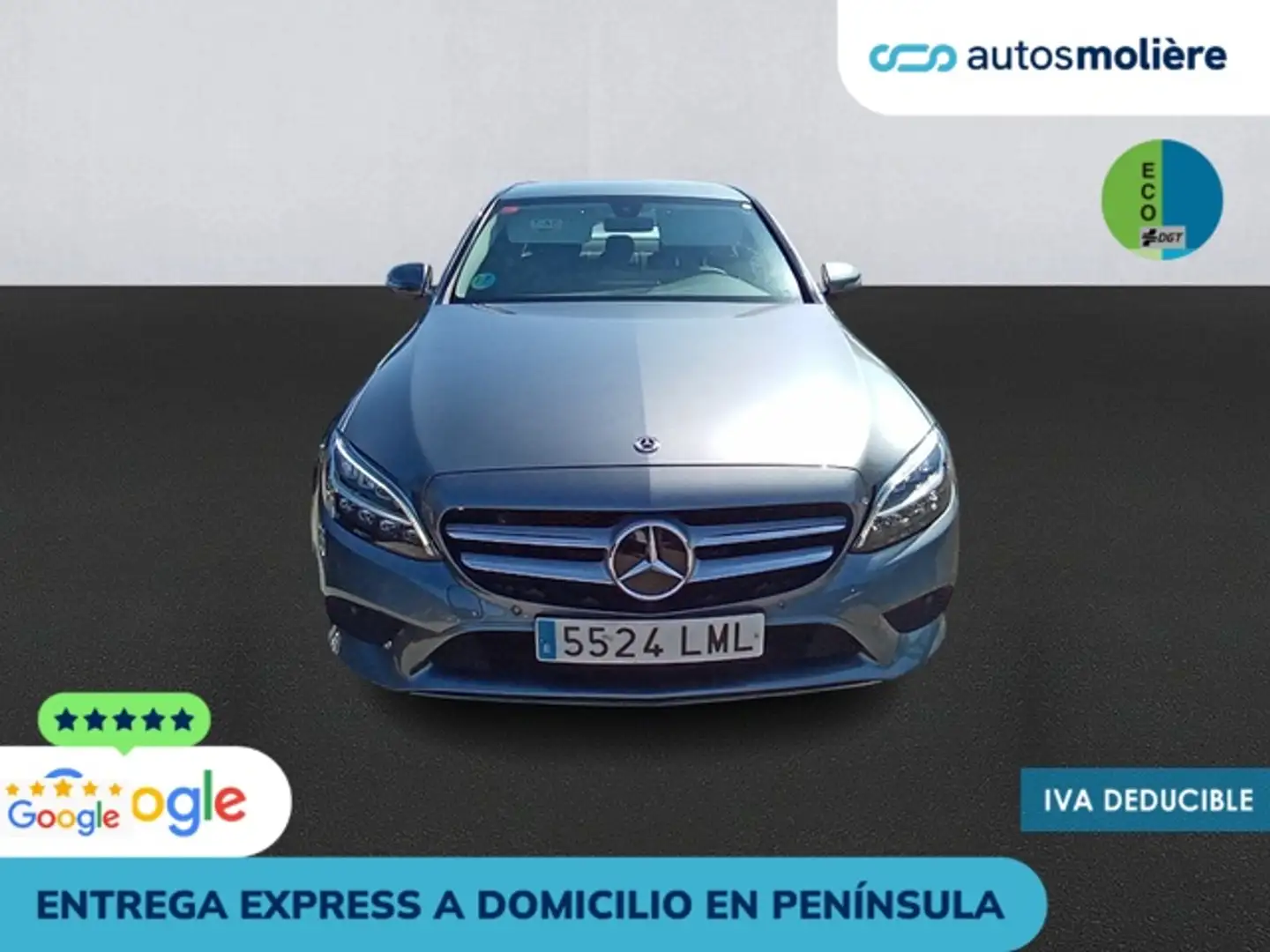 Mercedes-Benz C 200 9G-Tronic Gris - 2
