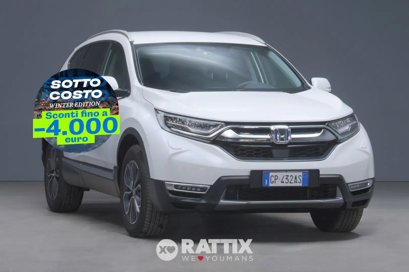 Honda CR-V 2.0 HEV Lifestyle Navi AWD e-CVT Bianco - 1